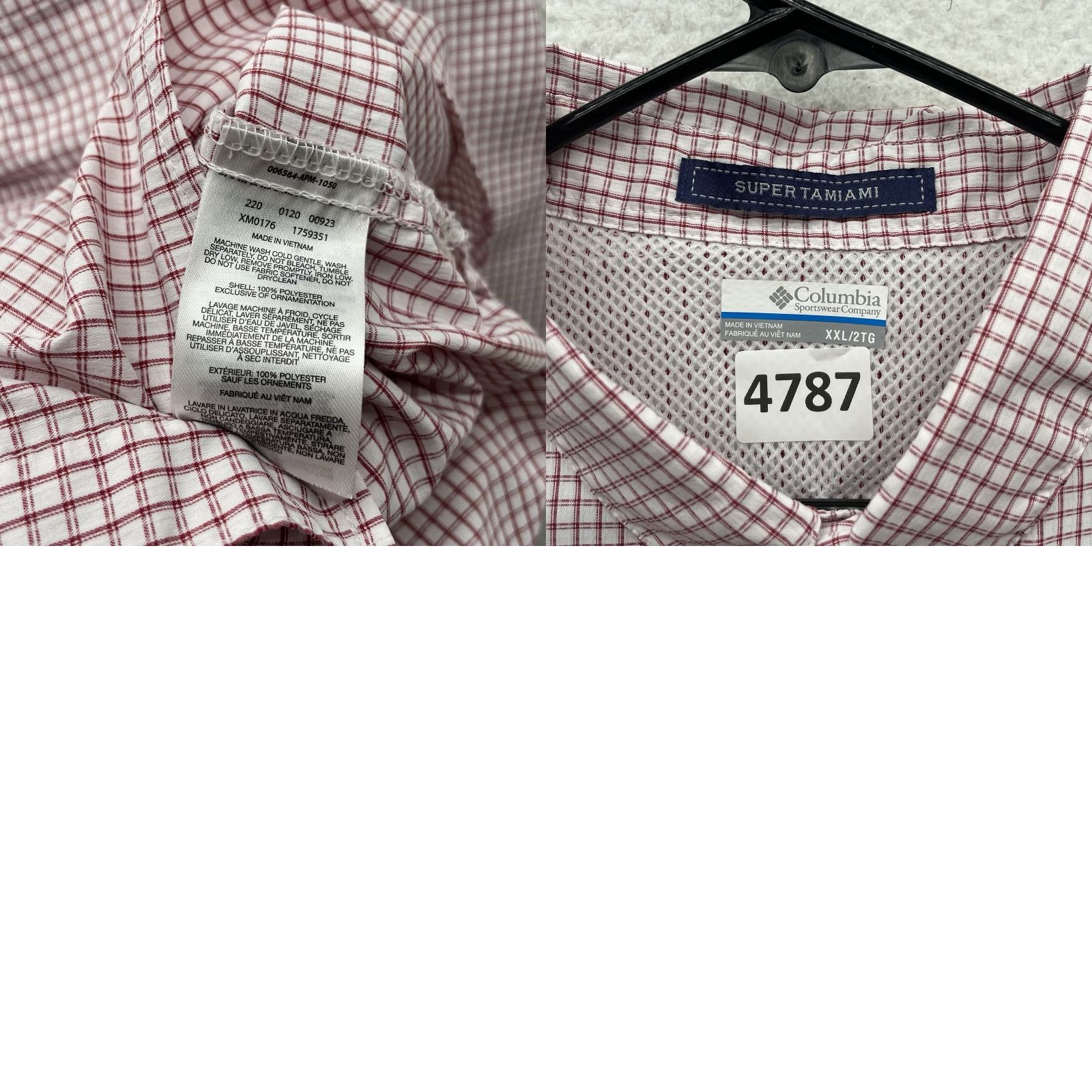 Vintage VINTAGE Columbia PFG Carolina Gamecocks Shirt Mens XXL Plaid Check button-up Collegiate USC SEC Size US XXL / EU 58 / 5 - 9 Thumbnail