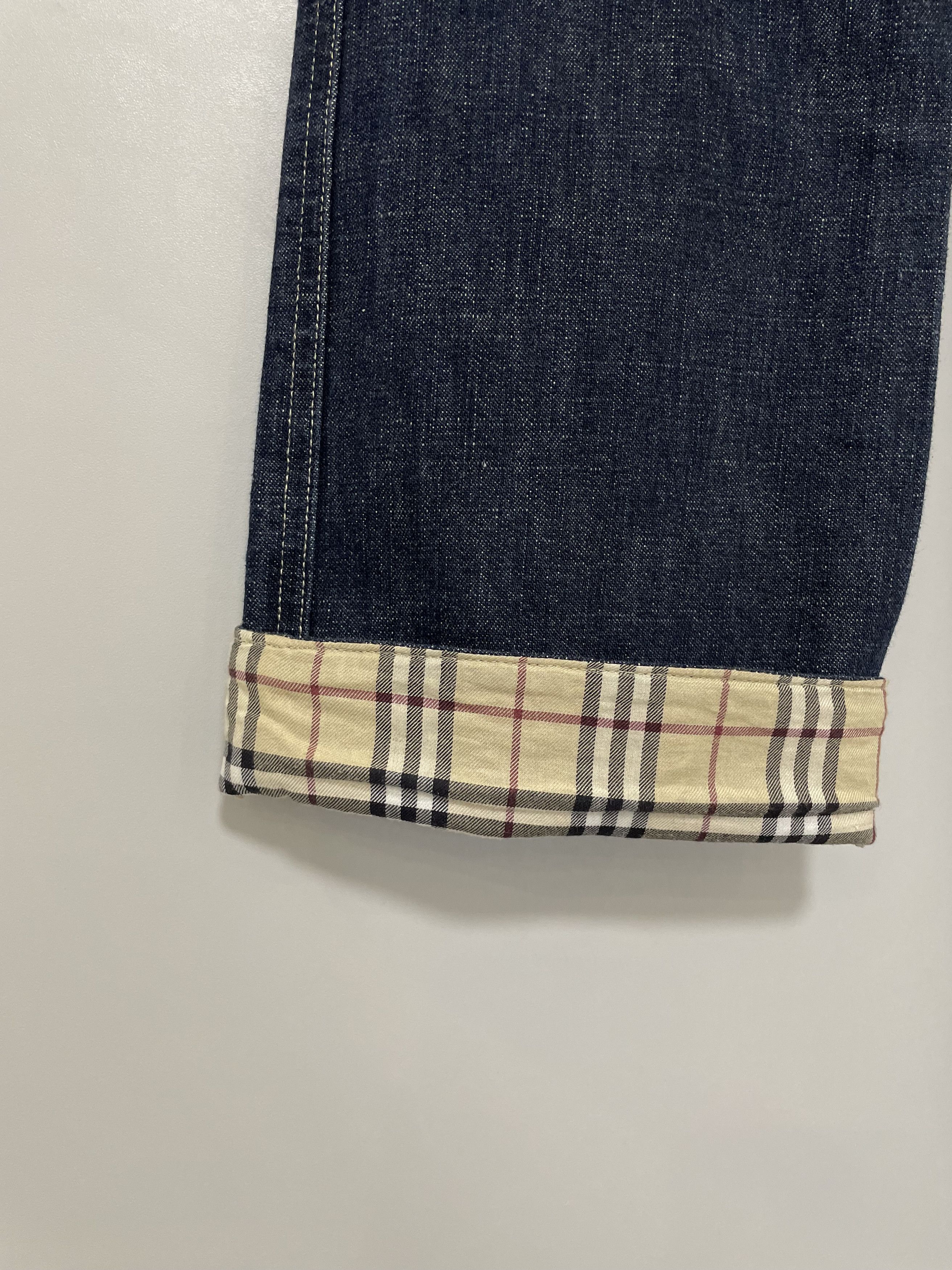 Burberry BURBERRY Jeans Denim Nova Check Pants 12Y Kids Size 12 Years Size 26" / US 2 / IT 38 - 8 Thumbnail