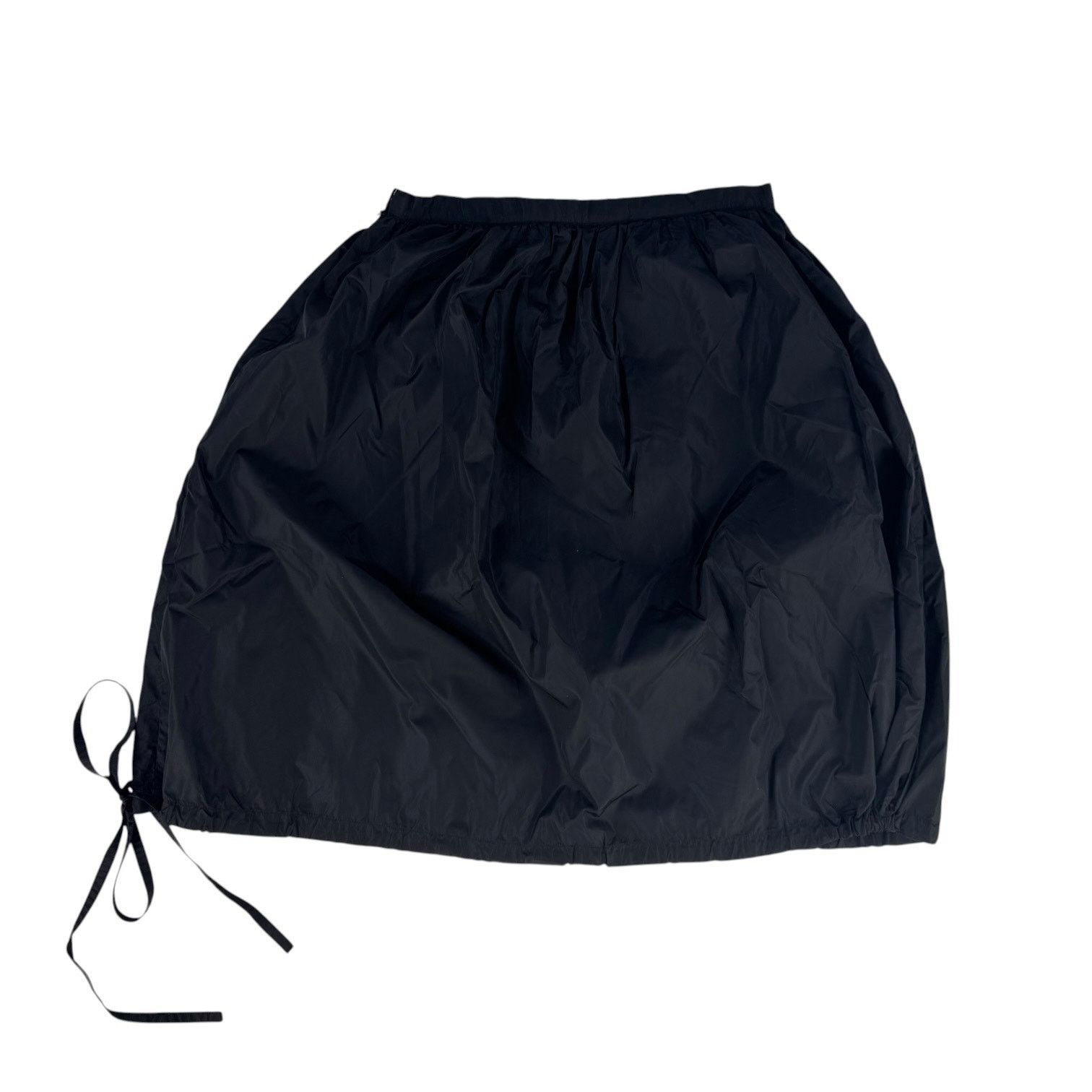 Prada Prada Re-Nylon Bubble Drawstring Hem Skirt Size 38" / US 16 / IT 52 - 2 Thumbnail
