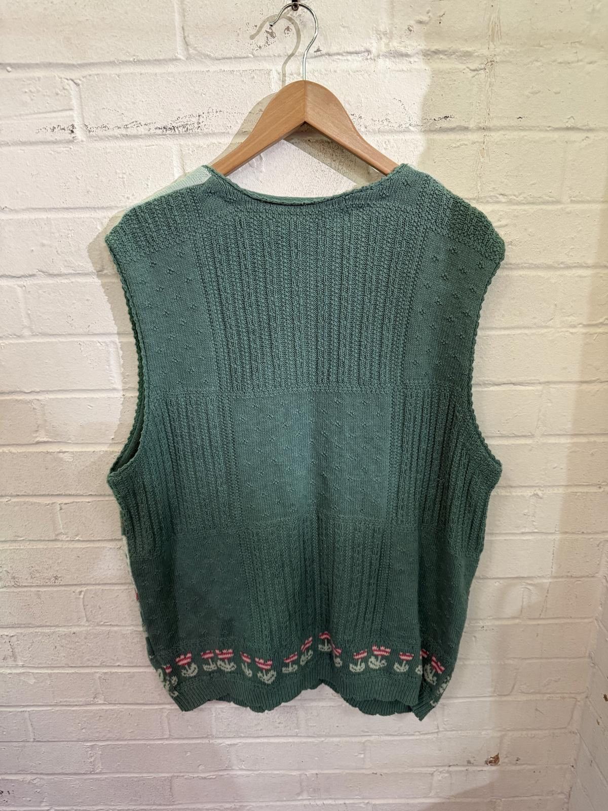 Northern Reflections Vintage Northern Reflections Sleeveless Sweater Vest with Sc Size ONE SIZE - 1 Thumbnail