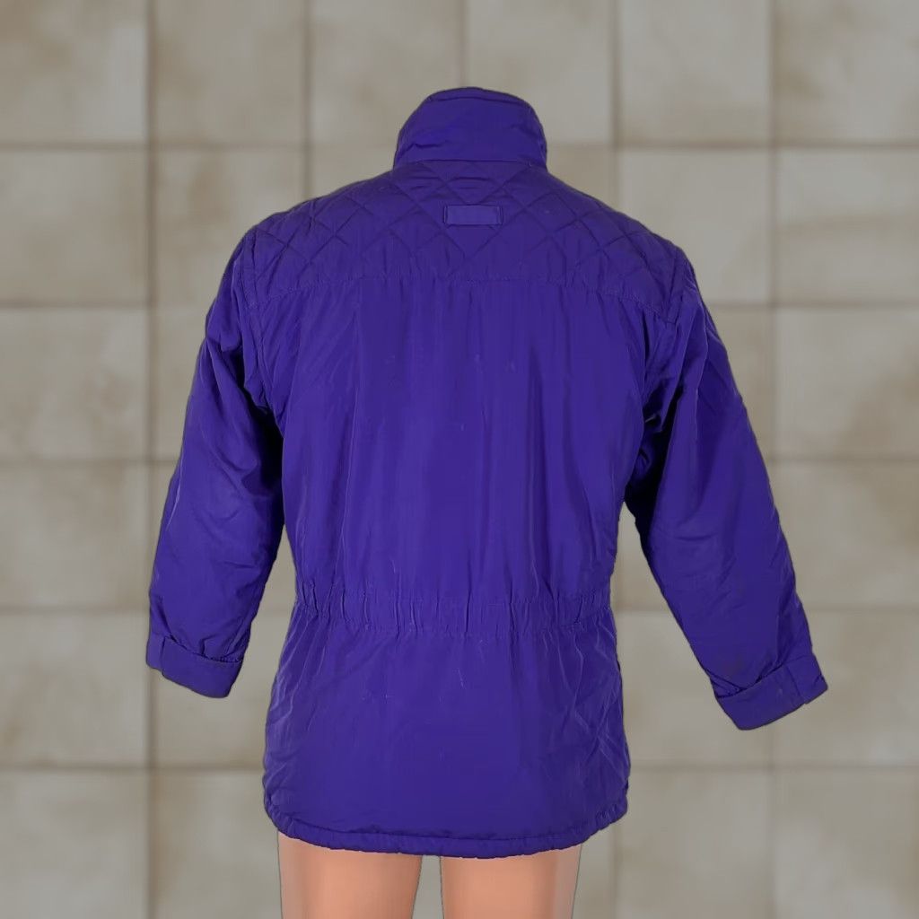 VTG Eddie Bauer DOWN Winter Coat Jacket Women's Parka S Purple 90s