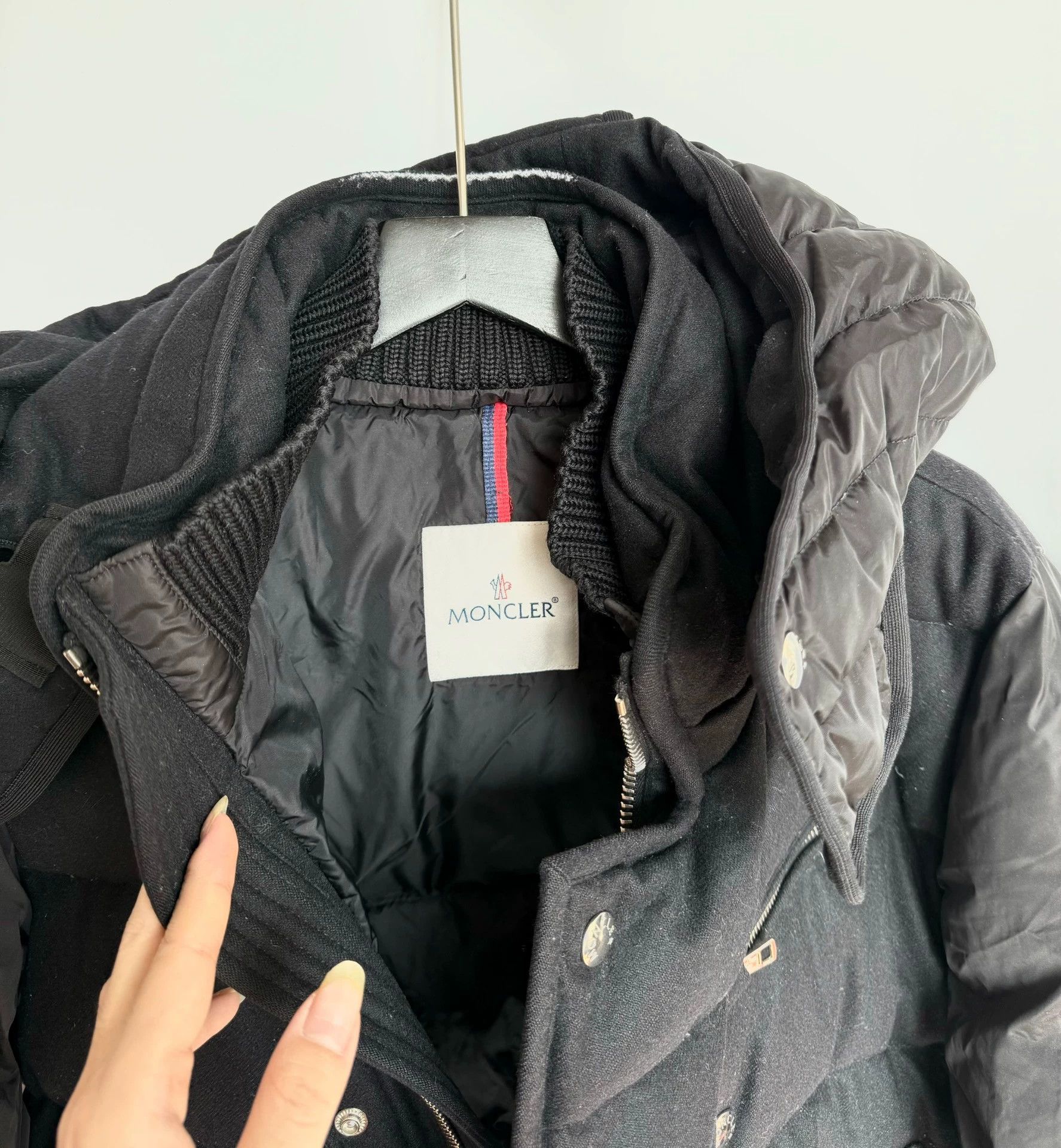 Moncler Moncler Wool Blend Down Jacket 5 118cm Chest 70cm Length Size US M / EU 48-50 / 2 - 4 Thumbnail
