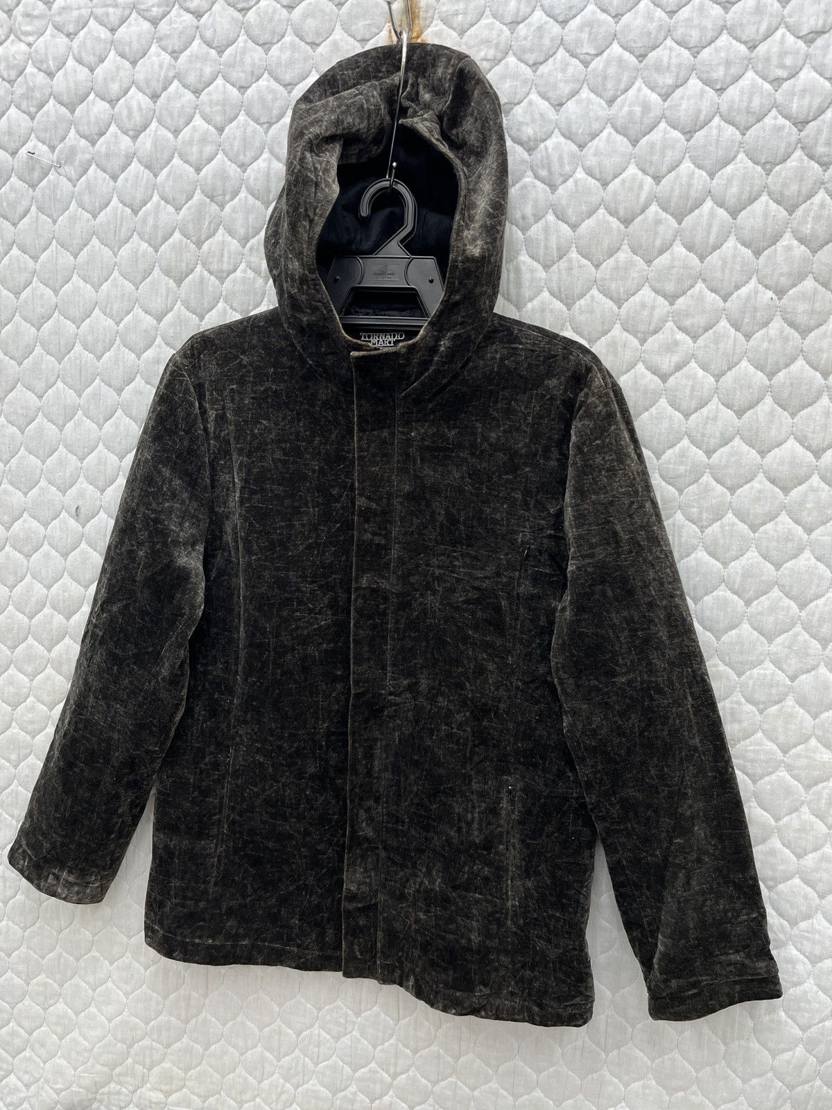 Tornado Mart 🔥🔥🔥ARCHIVE TORNADO MART JAPAN HOODIE VELVET JACKET Size M / US 6-8 / IT 42-44 - 3 Thumbnail