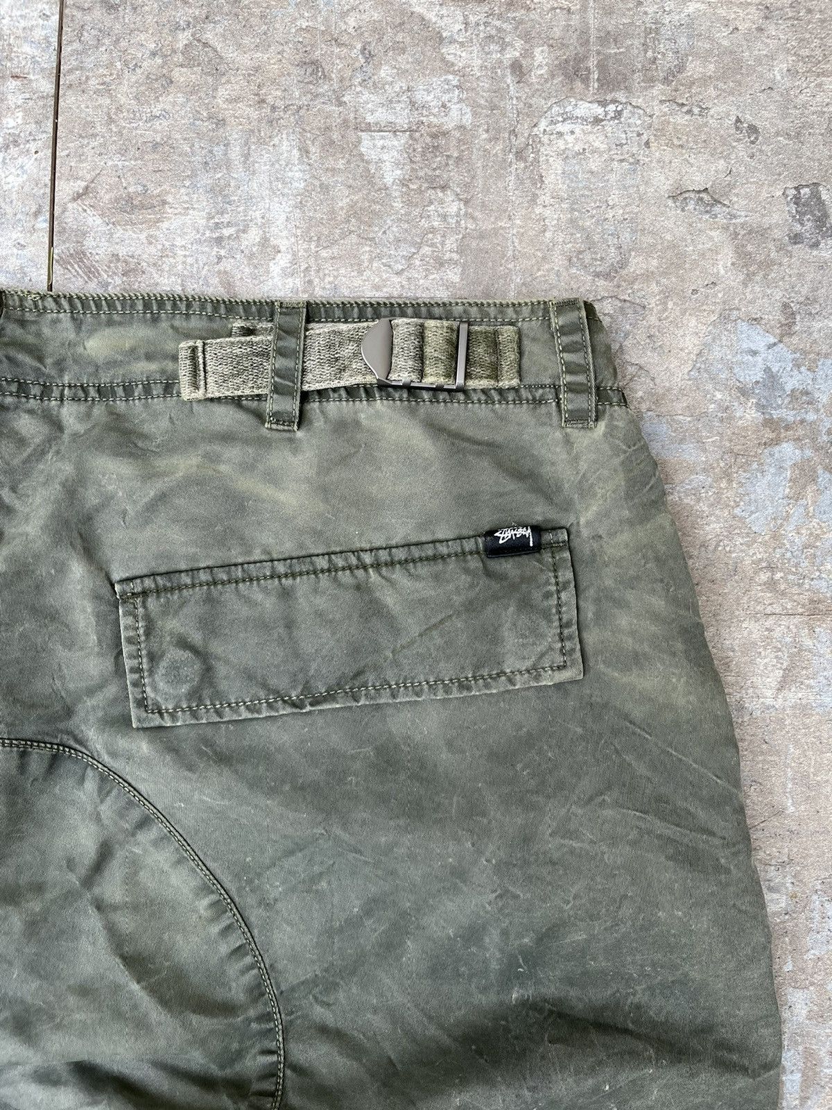 Stussy Stussy Dyed Nylon Surplus Cargo Pant | Grailed