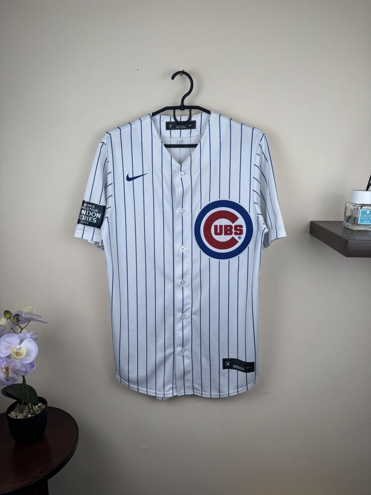 Nike Nike Chicago Cubs Home Pinstripe MLB Baseball Jersey Men’s S Size US S / EU 44-46 / 1 - 1 Thumbnail