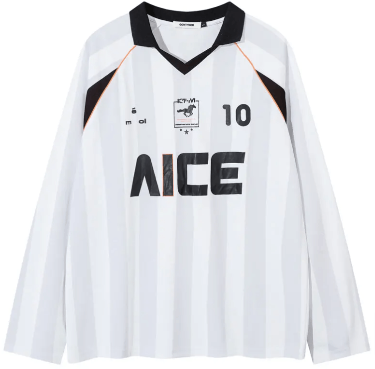 Japanese Brand × Vintage "AIECE-White-L" 90s Long Sleeve Streetwear Size US L / EU 52-54 / 3 - 1 Thumbnail