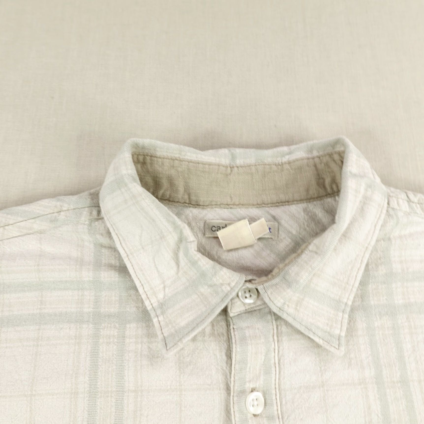 Carbon2Cobalt VINTAGE Carbon 2 Cobalt Flannel Shirt Medium Gray Plaid Button-Up Outdoors Mens Size US M / EU 48-50 / 2 - 2 Thumbnail