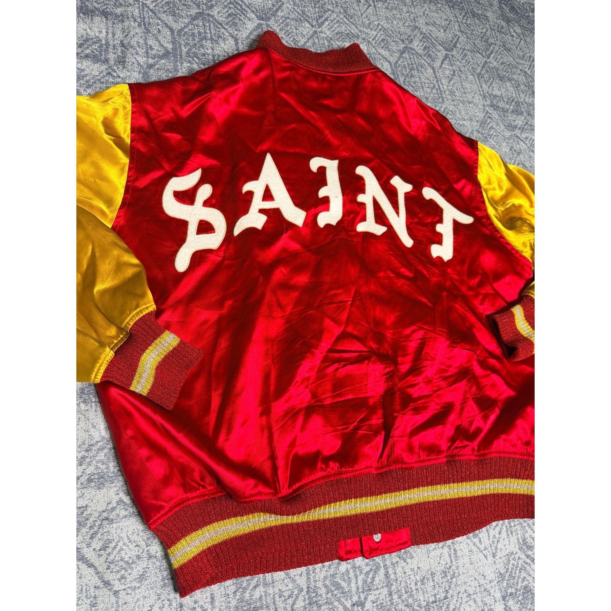 Saint Michael SAINT MICHAEL SAINT VARSITY JACKET Size US L / EU 52-54 / 3 - 7 Thumbnail