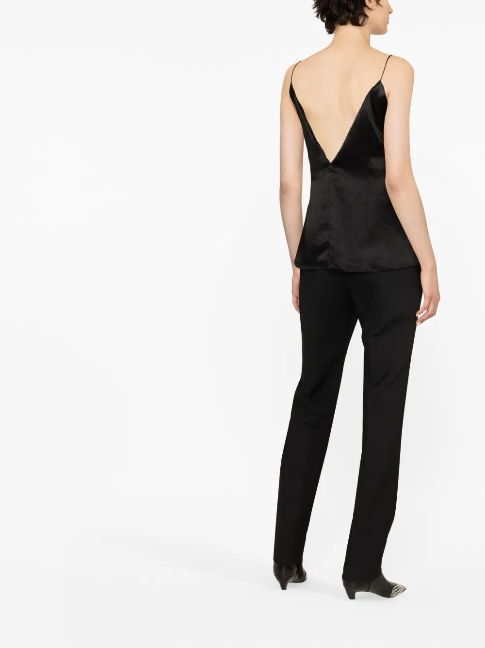 Jil Sander o1y1025 Blouse in Black Size S / US 4 / IT 40 - 3 Thumbnail