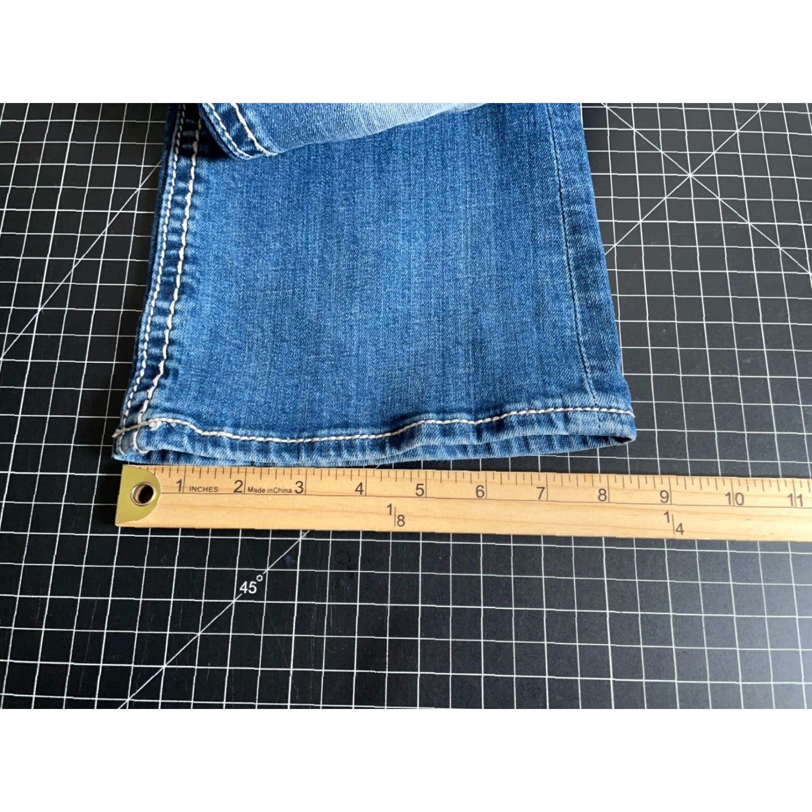 Vintage VINTAGE Rock Revival Women's Bootcut Jeans 28 Regular Size Blue Denim Hipster Style Stretch Size 28" / US 6 / IT 42 - 7 Thumbnail
