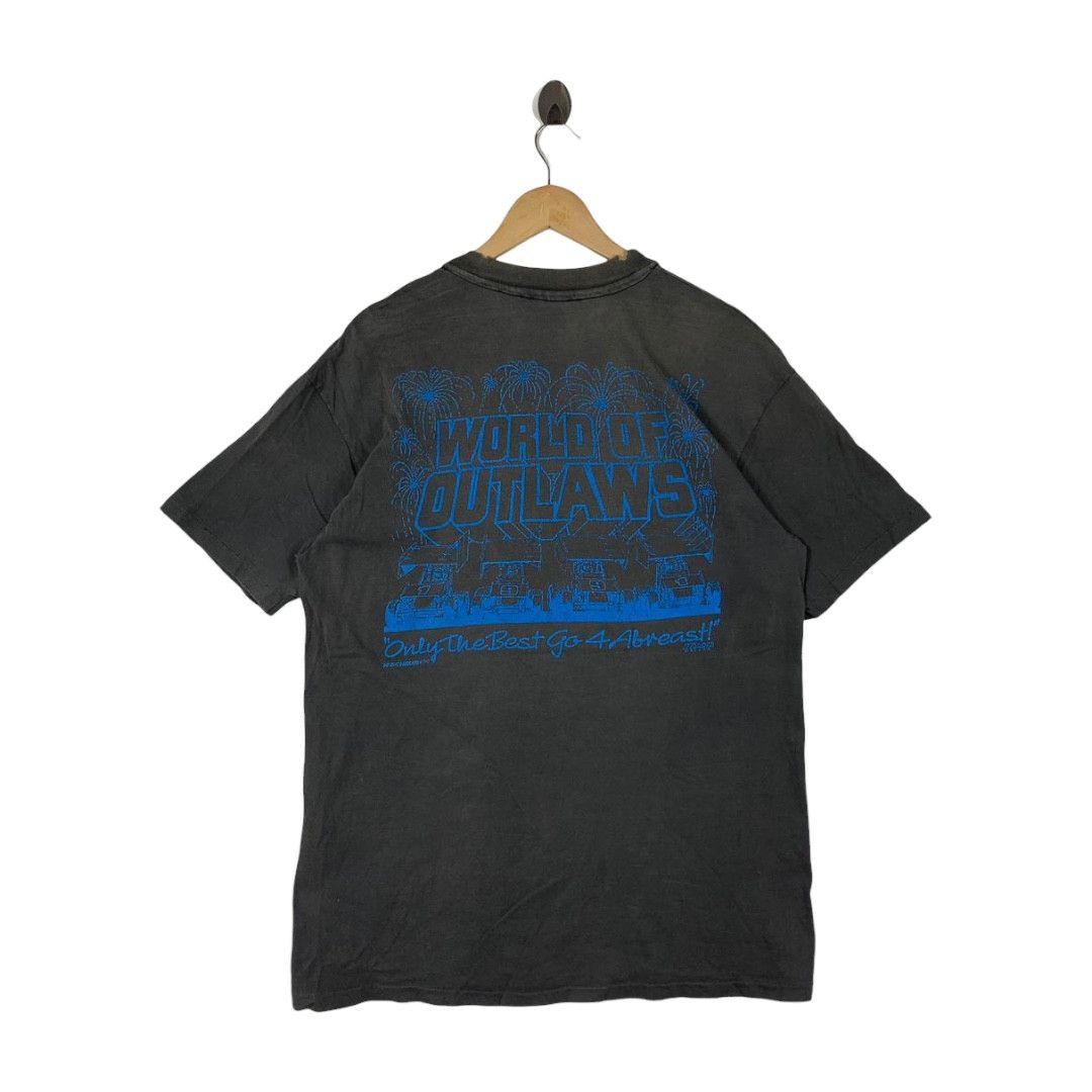 Other Vintage 90s World of Outlaws Racing Tee Size US XL / EU 56 / 4 - 4 Thumbnail
