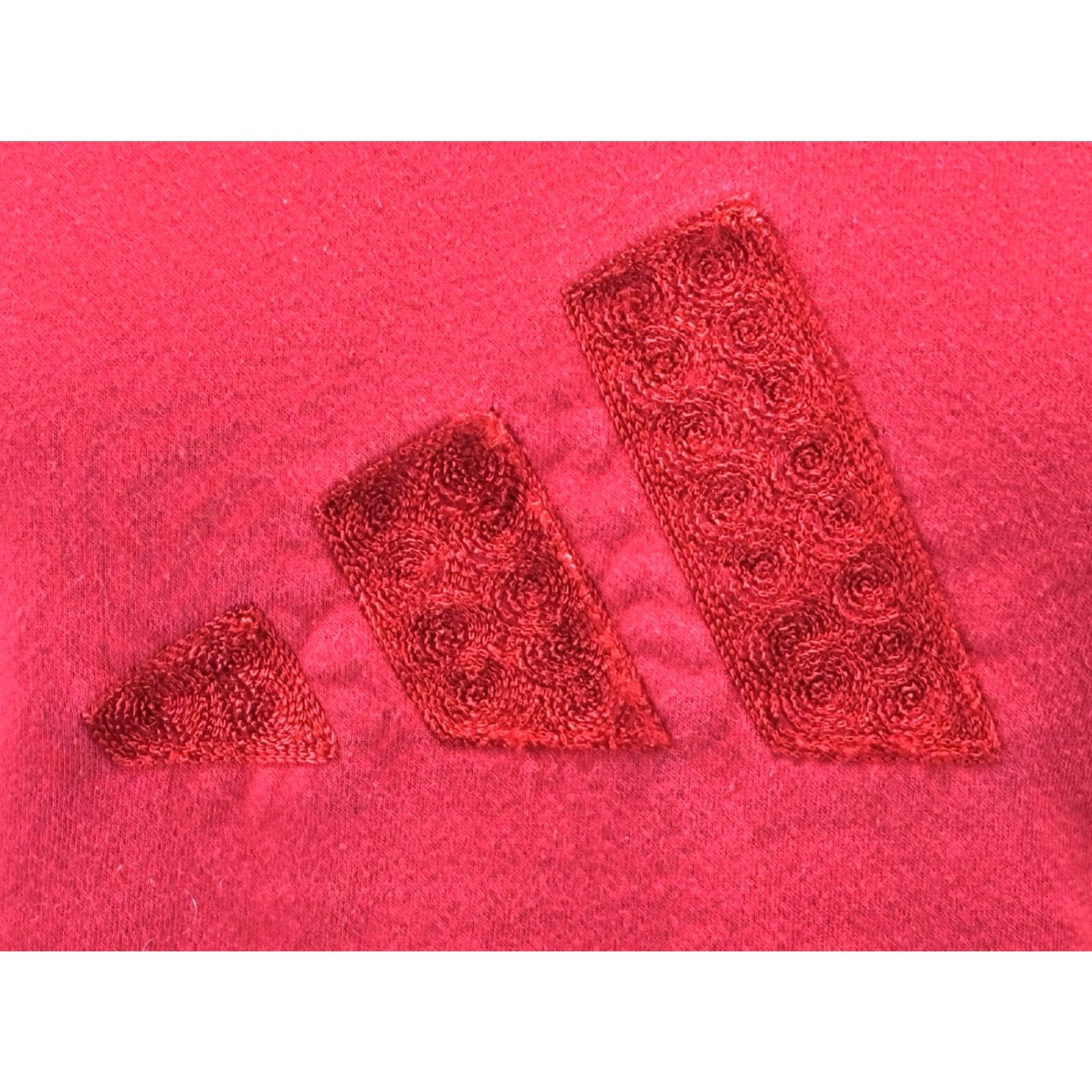 Adidas VINTAGE Adidas Sweatshirt Women’s Small Red 3-Stripe Crew Neck 90s Y2K Pullover Cotton Blend Girls/ Womens S Size S / US 4 / IT 40 - 6 Thumbnail