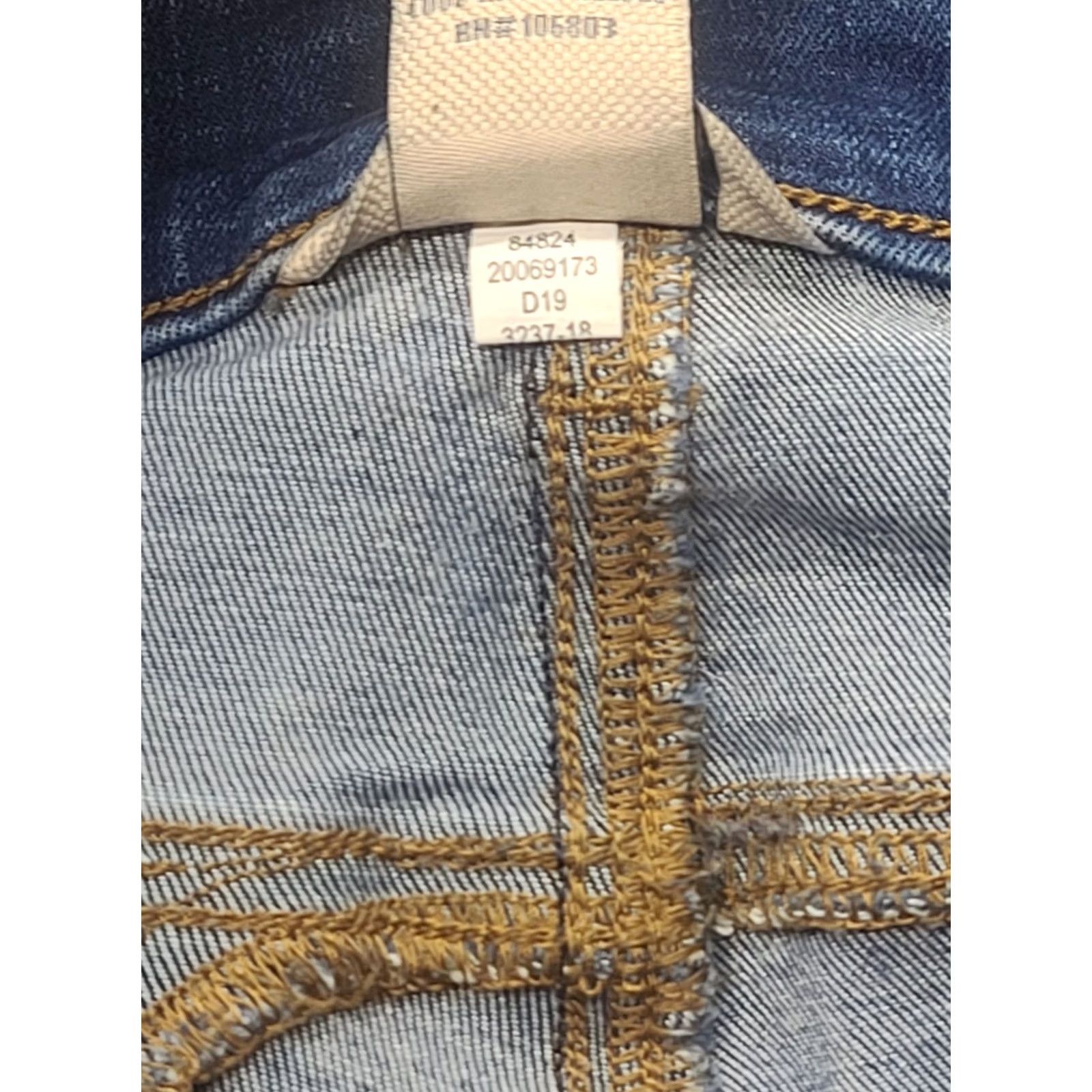 Vintage Duluth Jeans Womens 8x30 Asset Management Skinny Fit High Rise Stretch Denim Blue 5-Pocket Mens Womens Boys Girls (Note: If Mascot) Size 30" / US 8 / IT 44 - 3 Thumbnail