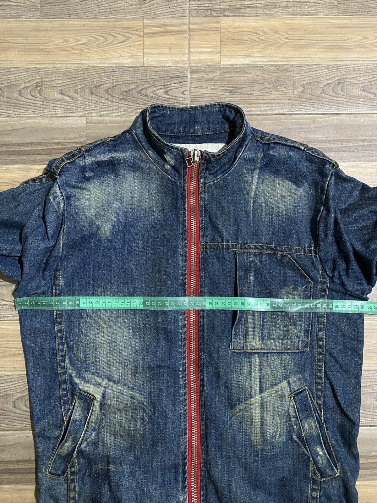 If Six Was Nine YASIRI BIKERS DENIM ZIPPER JACKET Size US M / EU 48-50 / 2 - 12 Thumbnail