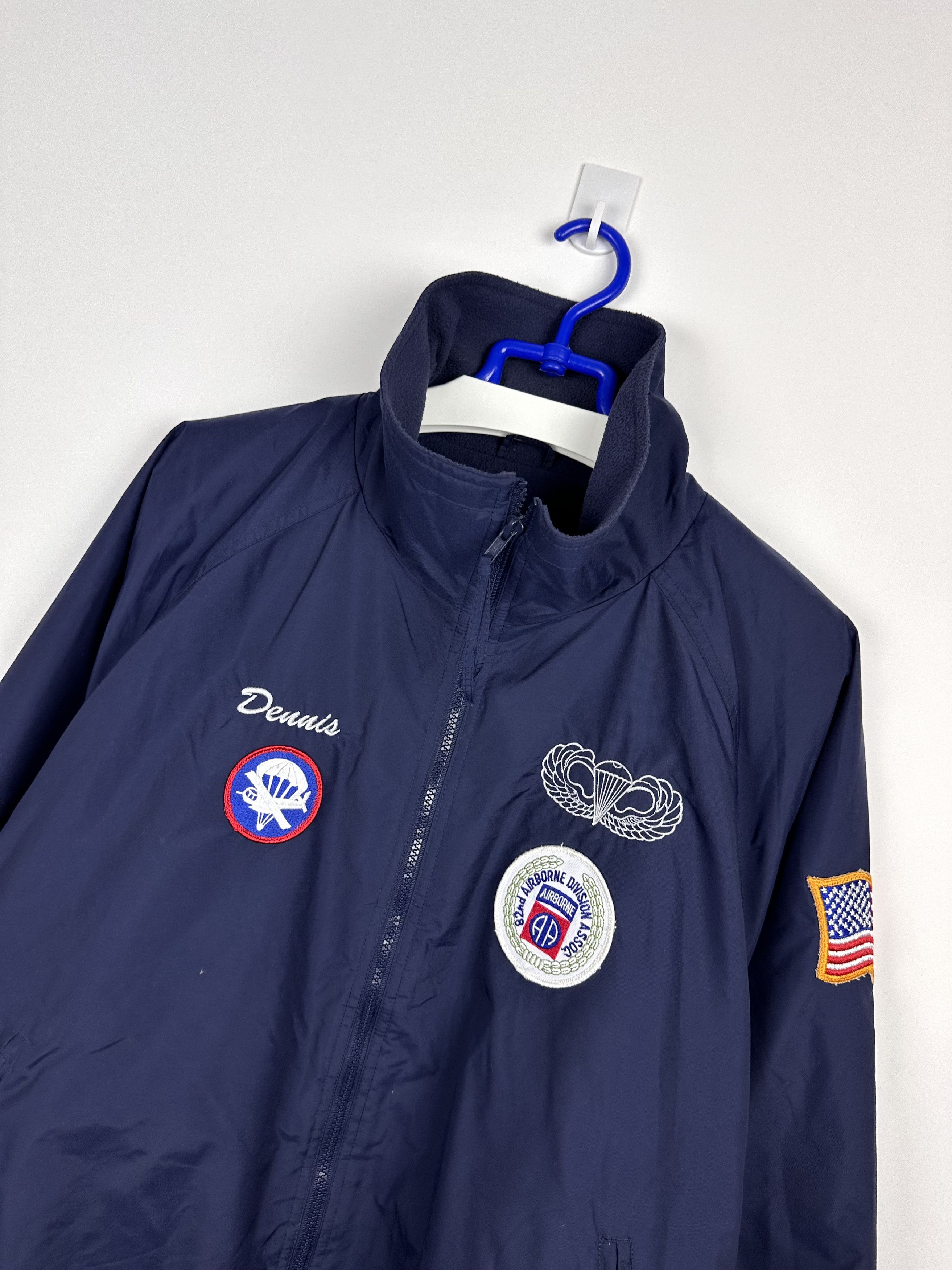 Vintage Air Force Eagle USA Bomber Jacket Size US XL / EU 56 / 4 - 3 Thumbnail