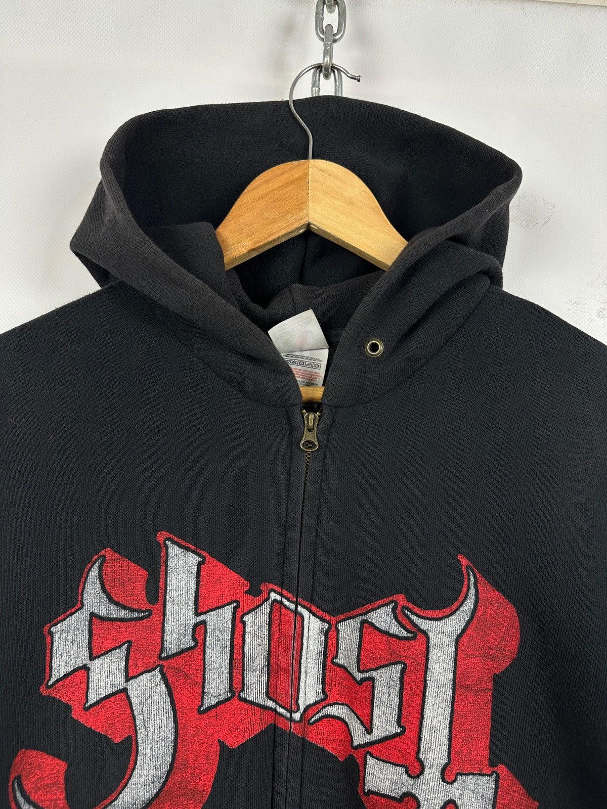 Band Tees Vintage Ghost Papa Emeritus Faded Black Zip Up Band Hoodie Size US M / EU 48-50 / 2 - 19 Thumbnail