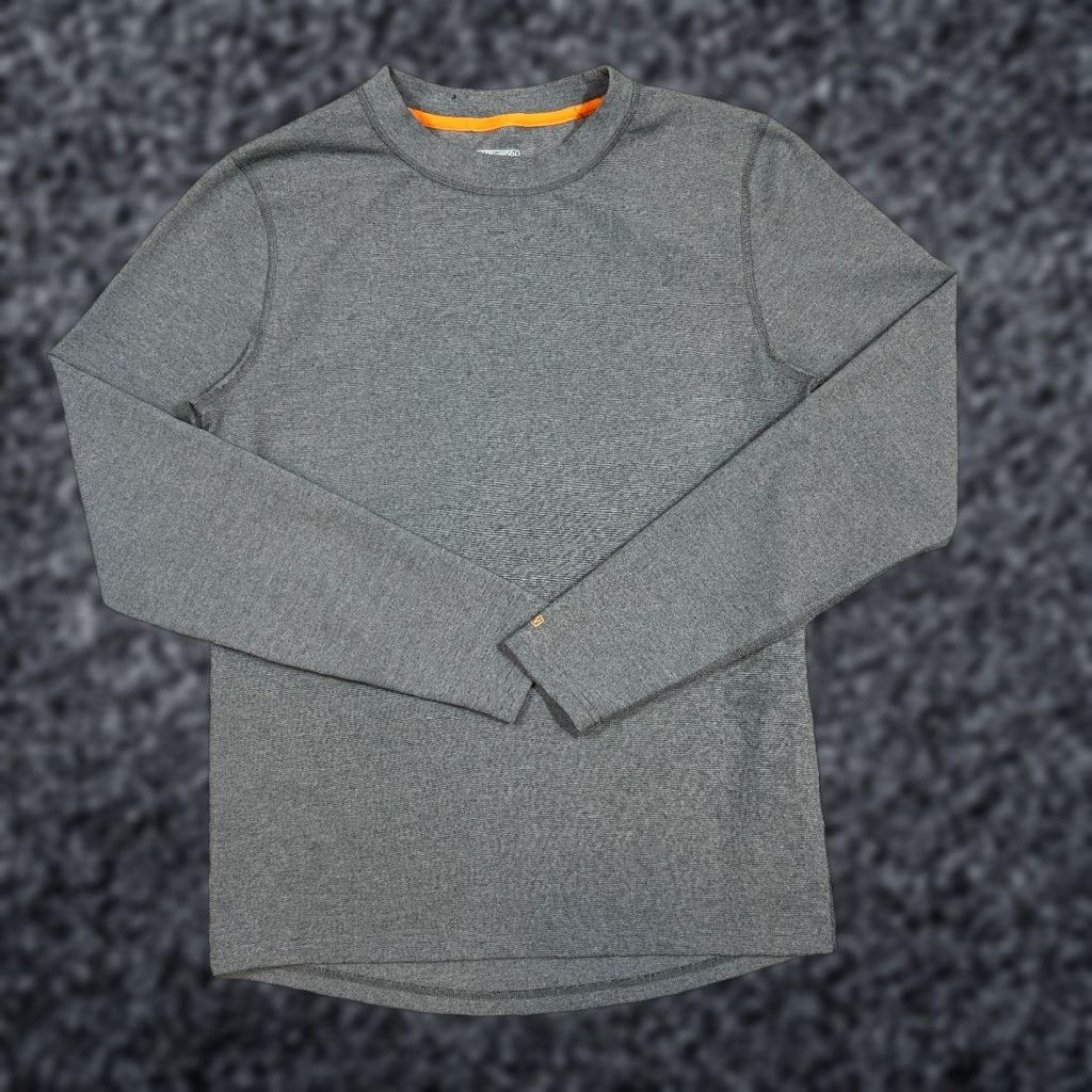 Vintage Omni-Wool T-Shirt Men's Large Gray Long Sleeve Merino Blend Stretch Size US L / EU 52-54 / 3 - 1 Thumbnail