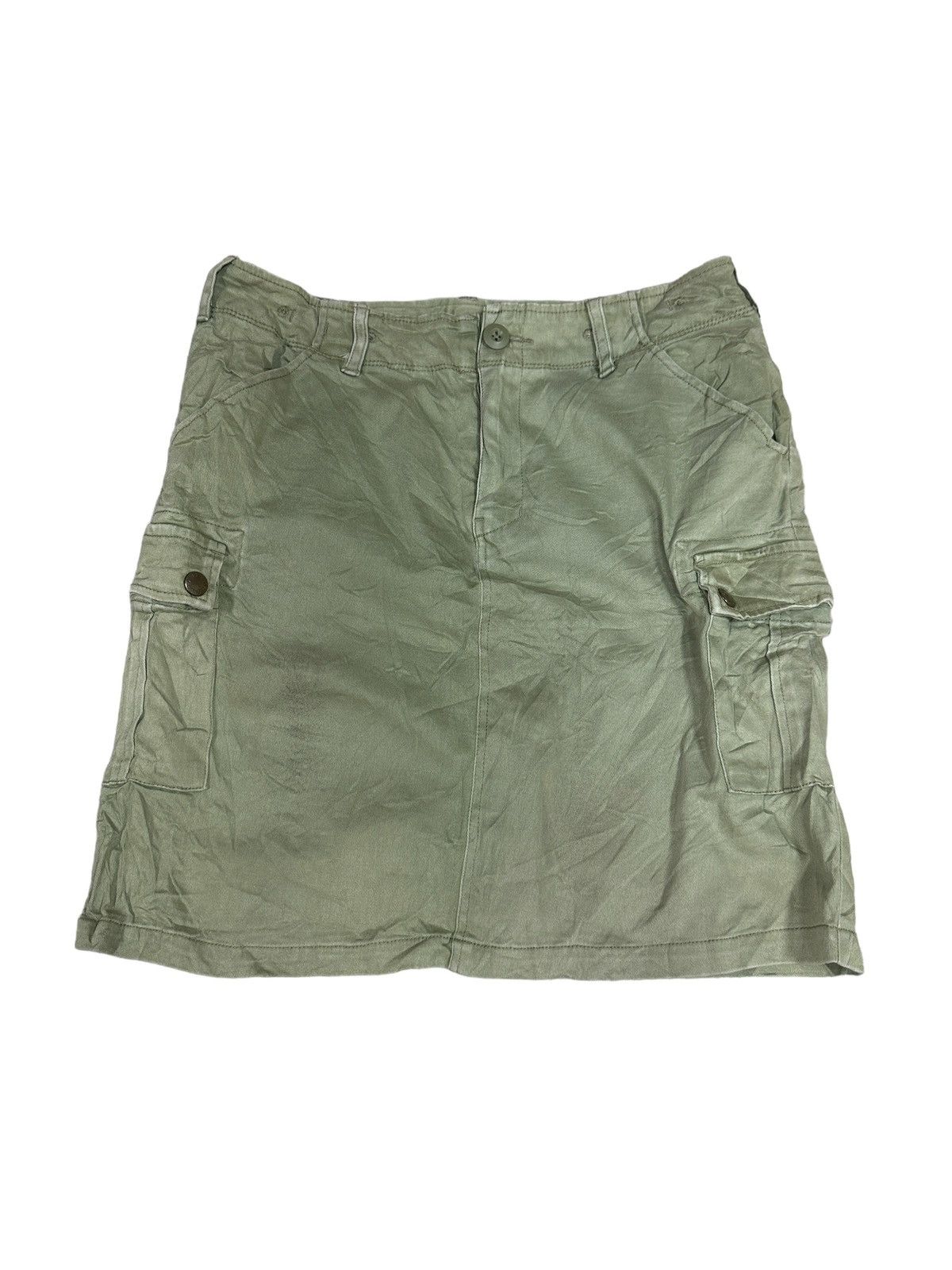 image of Avirex Cargo Skirt in Green, Women's (Size 31)