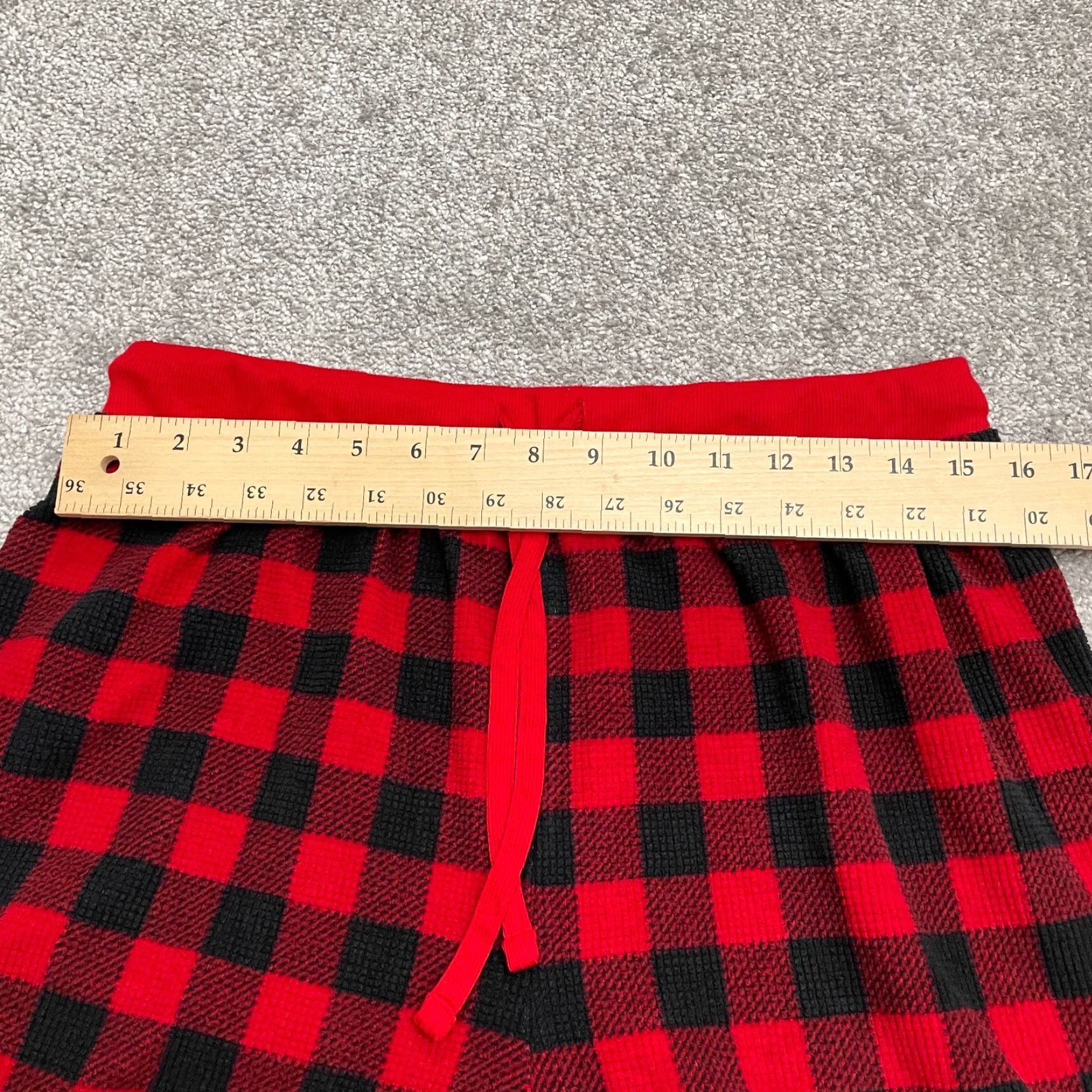 Eddie Bauer Eddie Bauer Pajama Pants Mens Large Red Black Plaid Christmas 32x30 Sleepwear Lounge Size 36" / US 14 / IT 50 - 7 Thumbnail