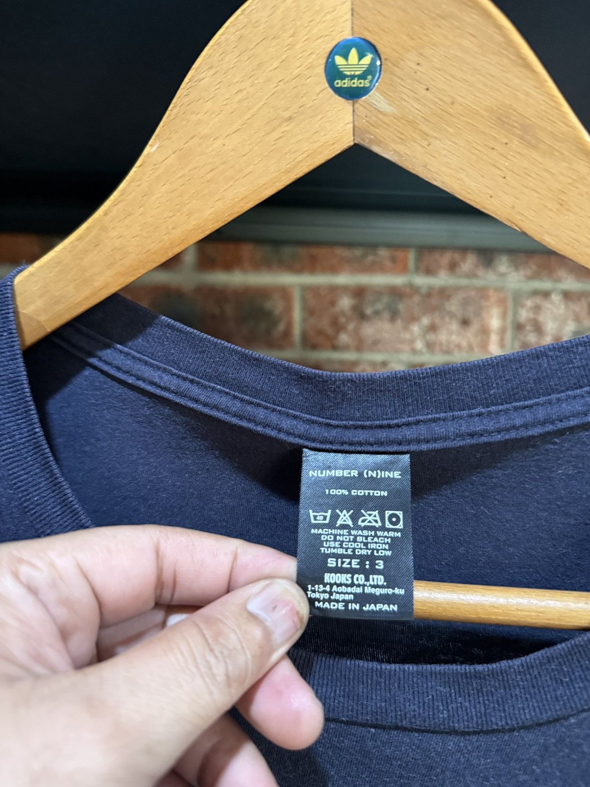 Number (N)ine Number Nine Pocket Faded Tee Size US M / EU 48-50 / 2 - 4 Thumbnail