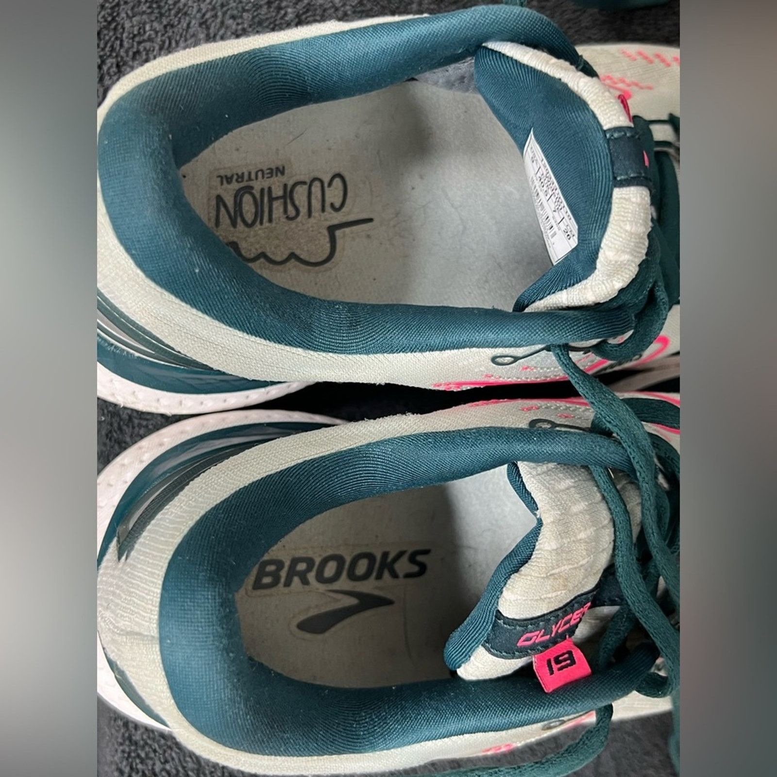 Brooks BROOKS Glycerin 19 Shoes WIDE Ice Flow Navy Pink Running Size US 9 / IT 39 - 8 Thumbnail