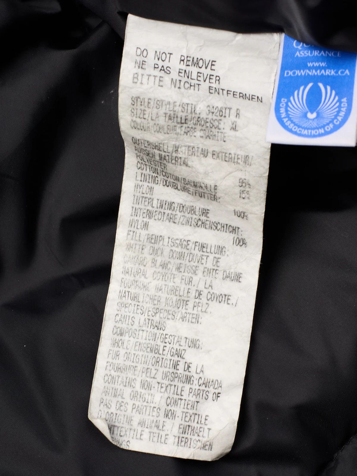 Canada Goose CANADA GOOSE Chateau Parka 3426M Gray Down Jacket Size US XL / EU 56 / 4 - 14 Thumbnail