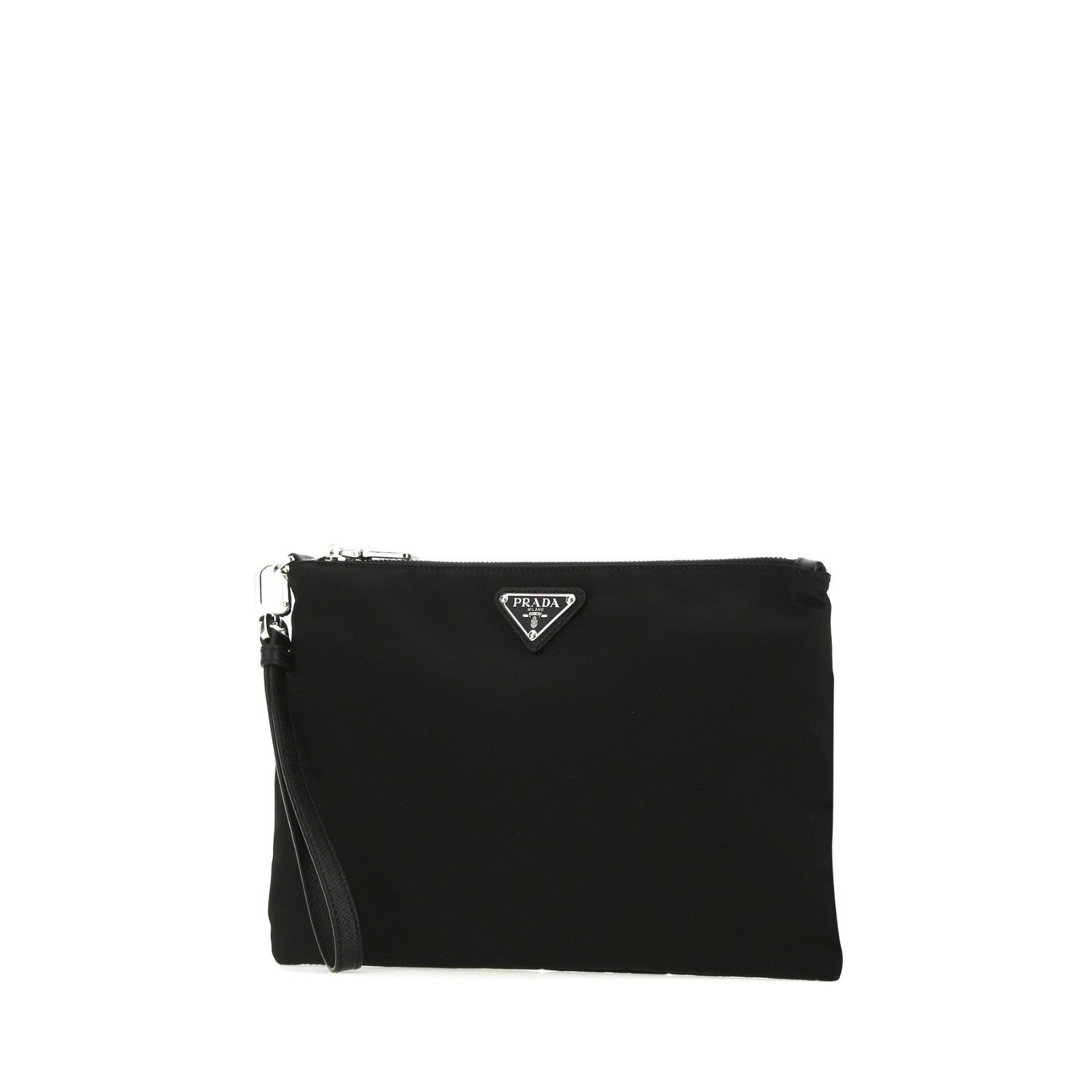 Prada PRADA Black Re-Nylon Clutch Handbag New And Authentic Size ONE SIZE - 2 Thumbnail