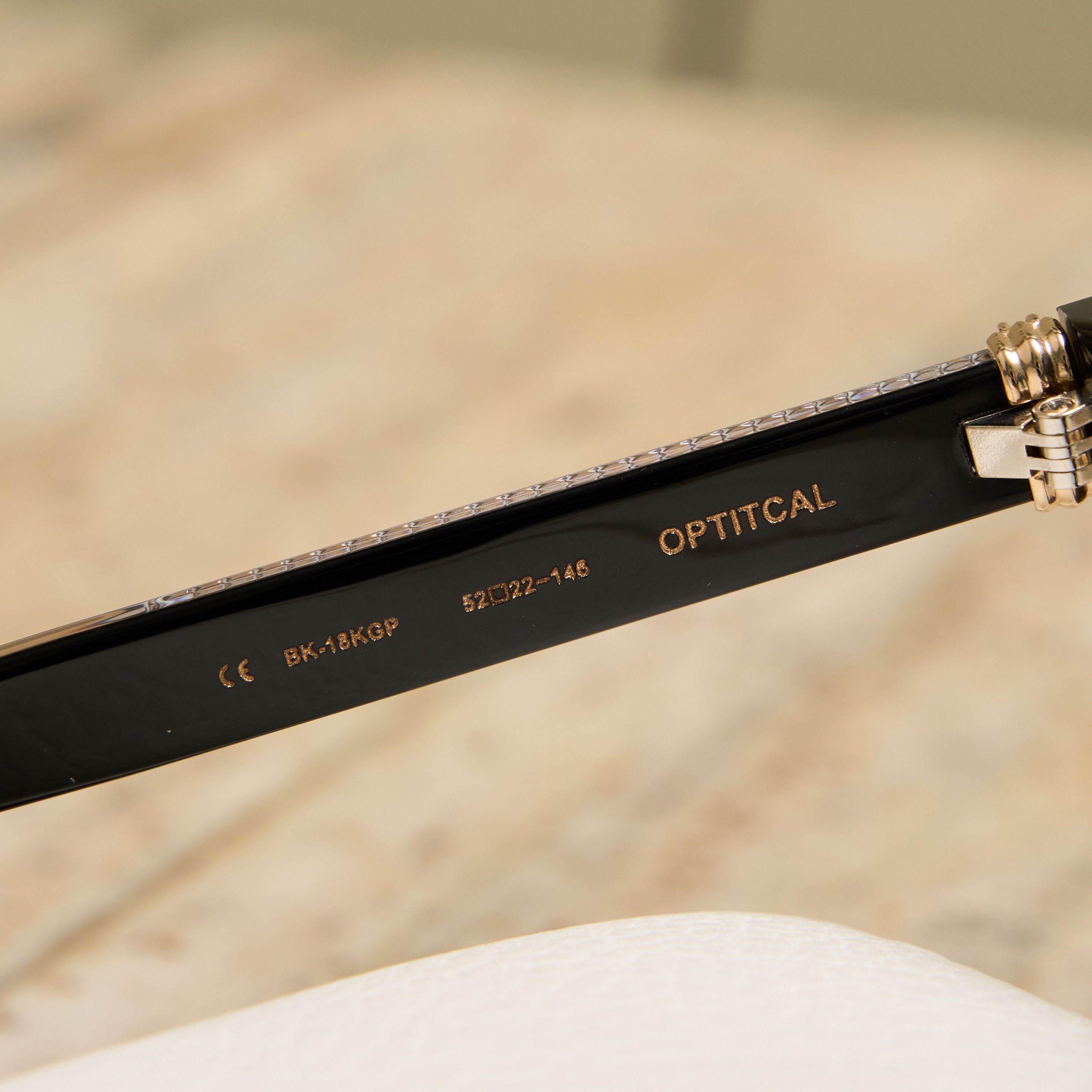 Chrome Hearts CHROME HEARTS OPTITCAL Black/18KGP Size ONE SIZE - 6 Thumbnail