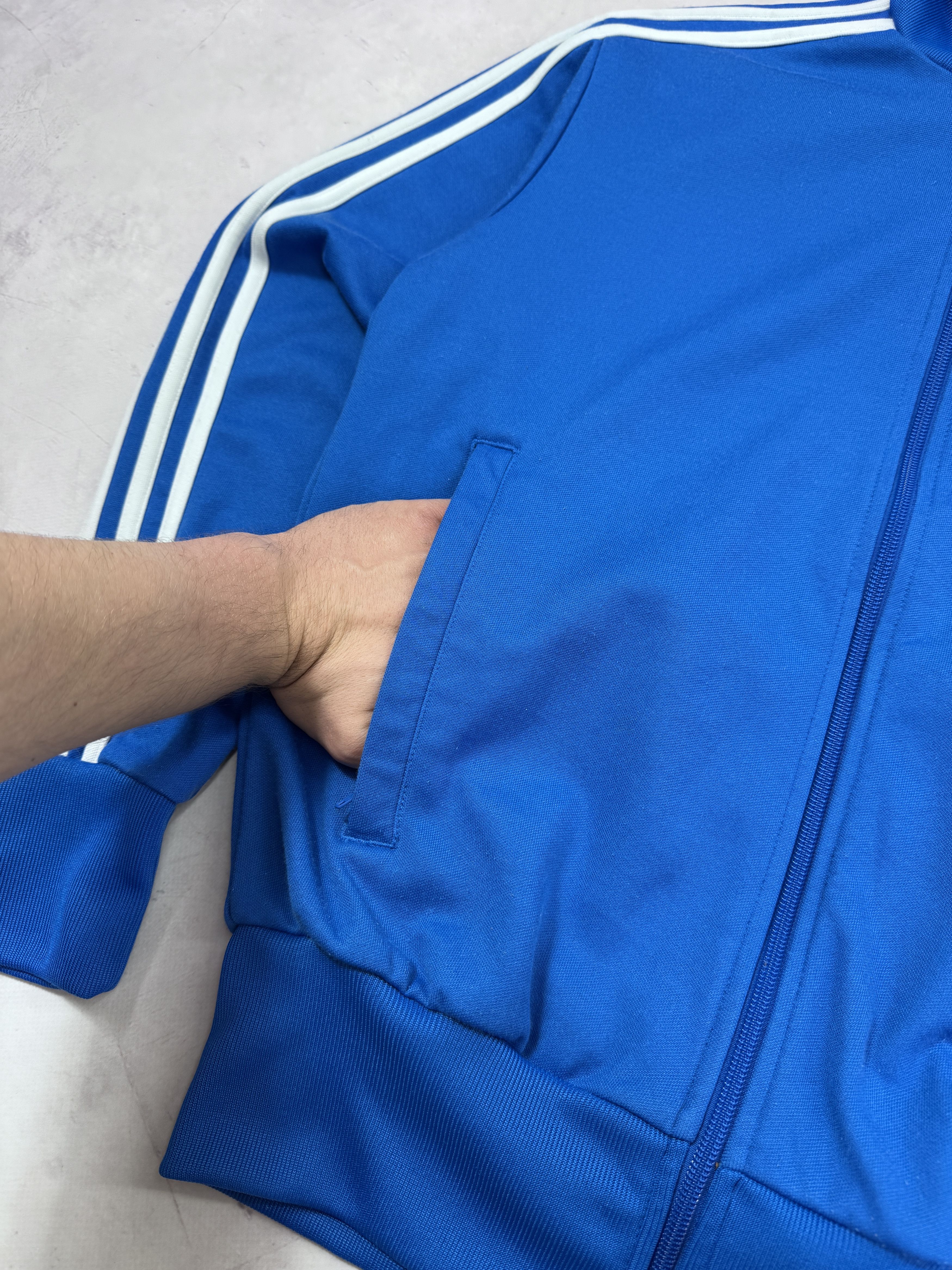 Adidas Y2K Adidas Track Jacket Blue & White Stripes Size US S / EU 44-46 / 1 - 7 Thumbnail