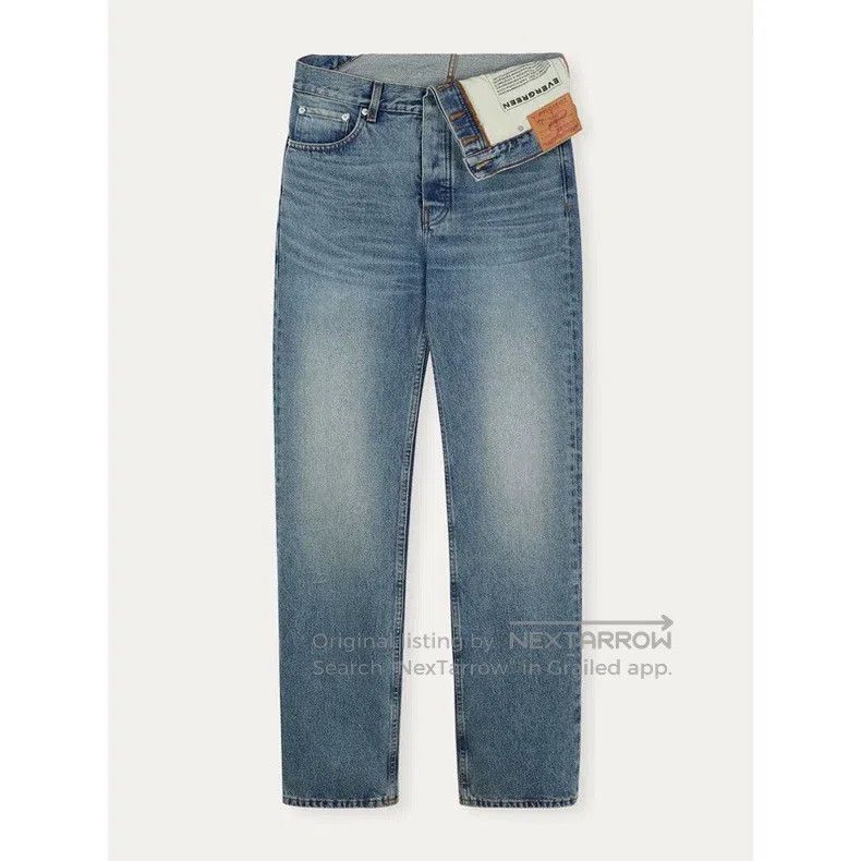 Y/Project Y/PROJECT Size 32 Straight asymmetric applique jeans in aut Size US 32 / EU 48 - 7 Thumbnail