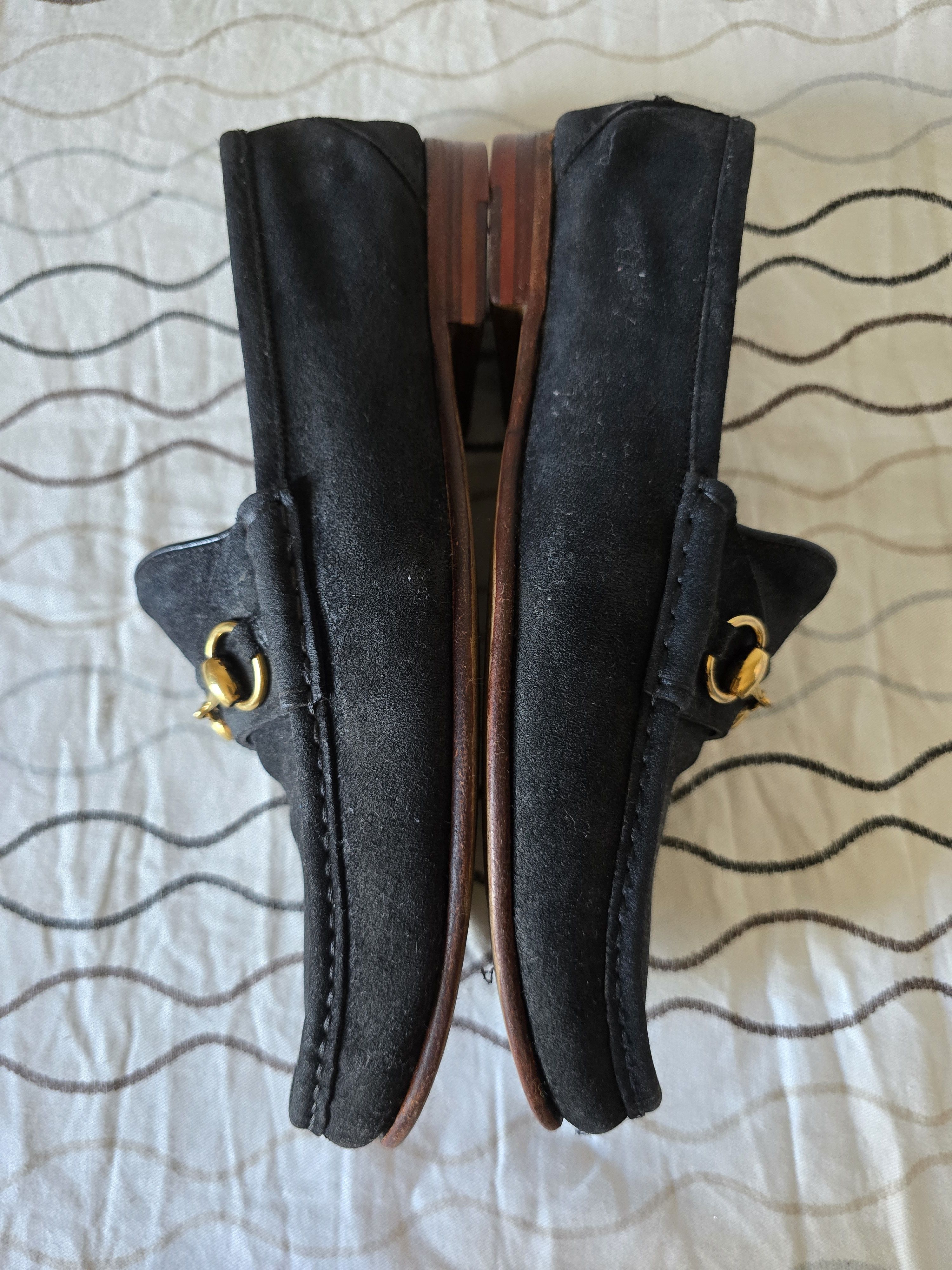 Gucci Gucci loafers suede gold horsebit Size US 10 / EU 43 - 8 Thumbnail