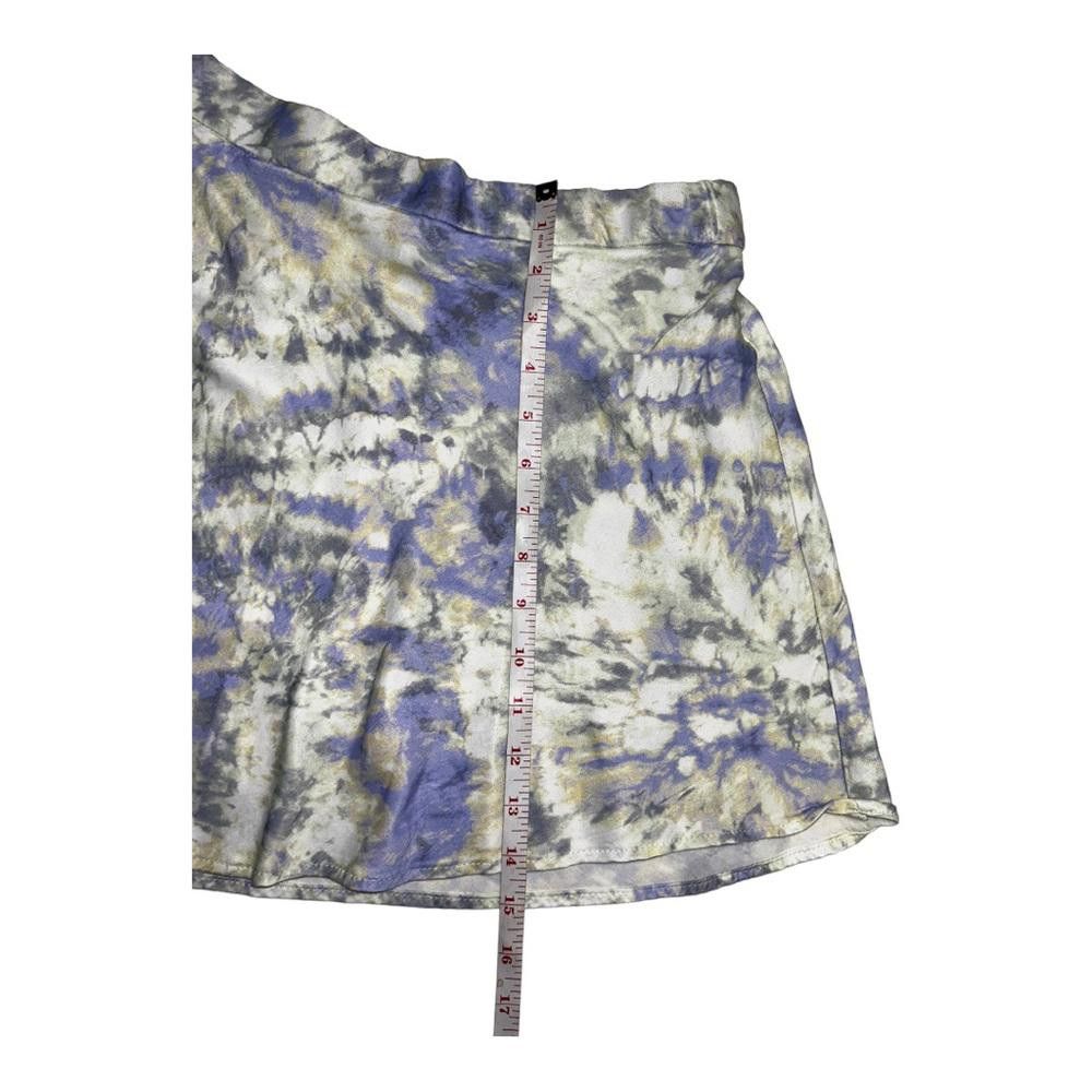 Zara Zara l Tie Dyed Satin Mini Skirt Medium Size 32" / US 10 / IT 46 - 4 Thumbnail