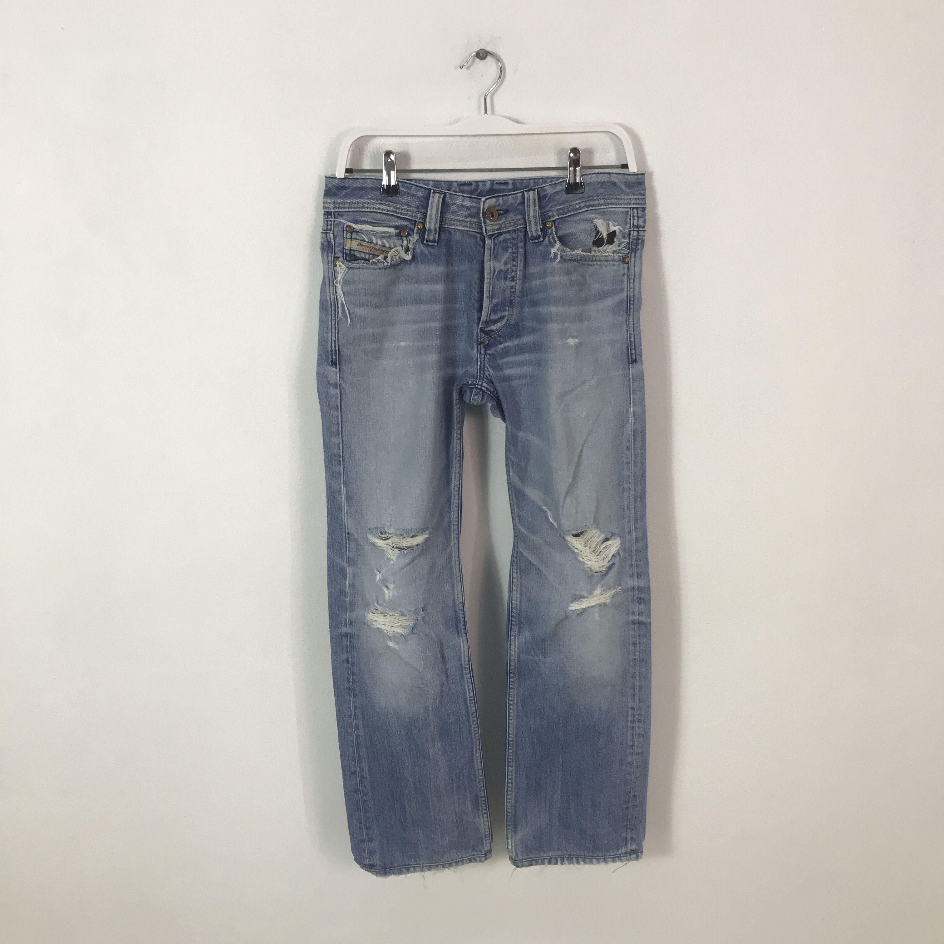 Diesel Diesel industries distressed denim pants K54B16 Size US 30 / EU 46 - 1 Thumbnail