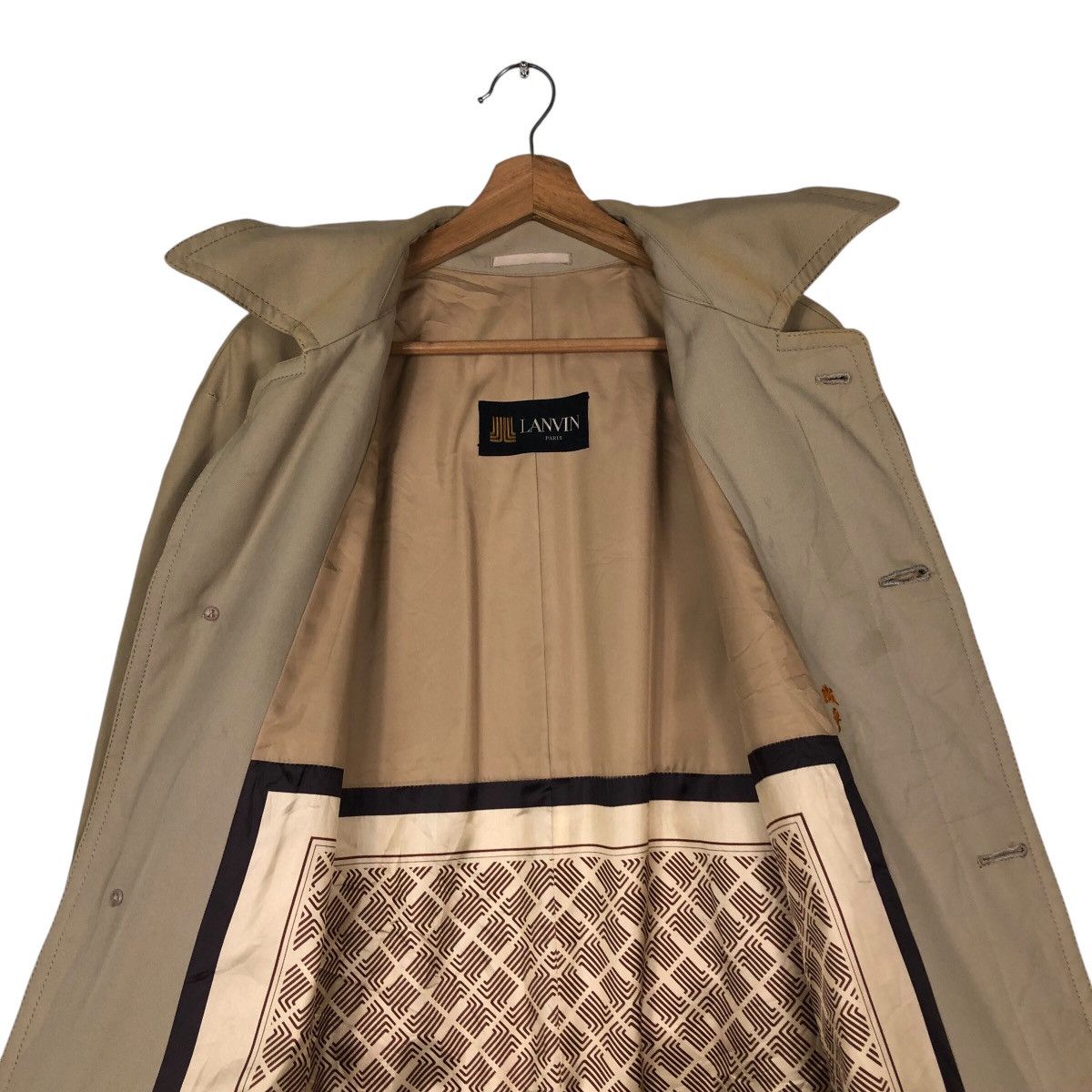 Japanese Brand × Lanvin 📌Vintage Long Jacket Lanvin Paris Double Breast Size US M / EU 48-50 / 2 - 15 Thumbnail