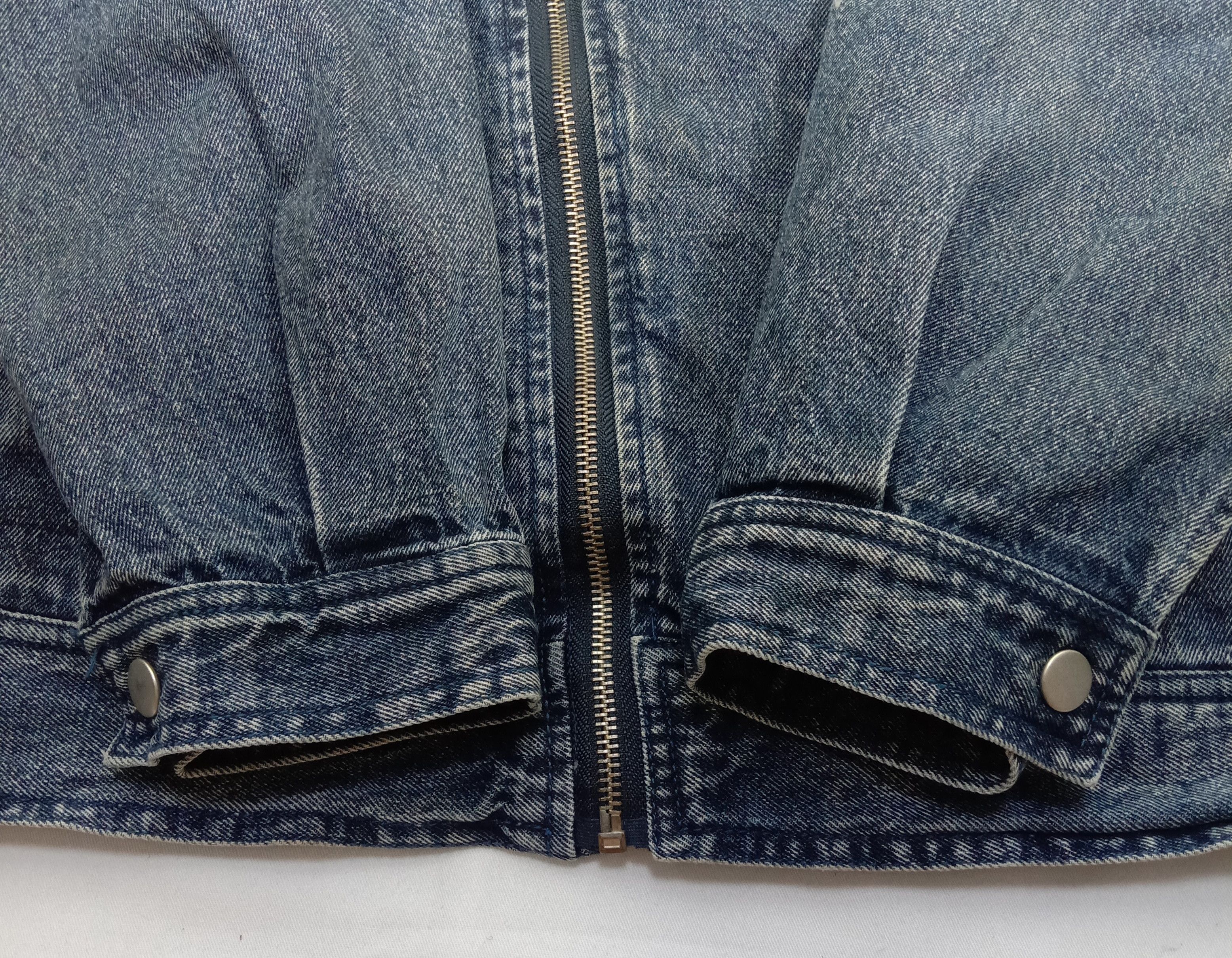 Japanese Brand Vintage Japanese Brand Zipper Denim Jacket Size L / US 10 / IT 46 - 5 Thumbnail