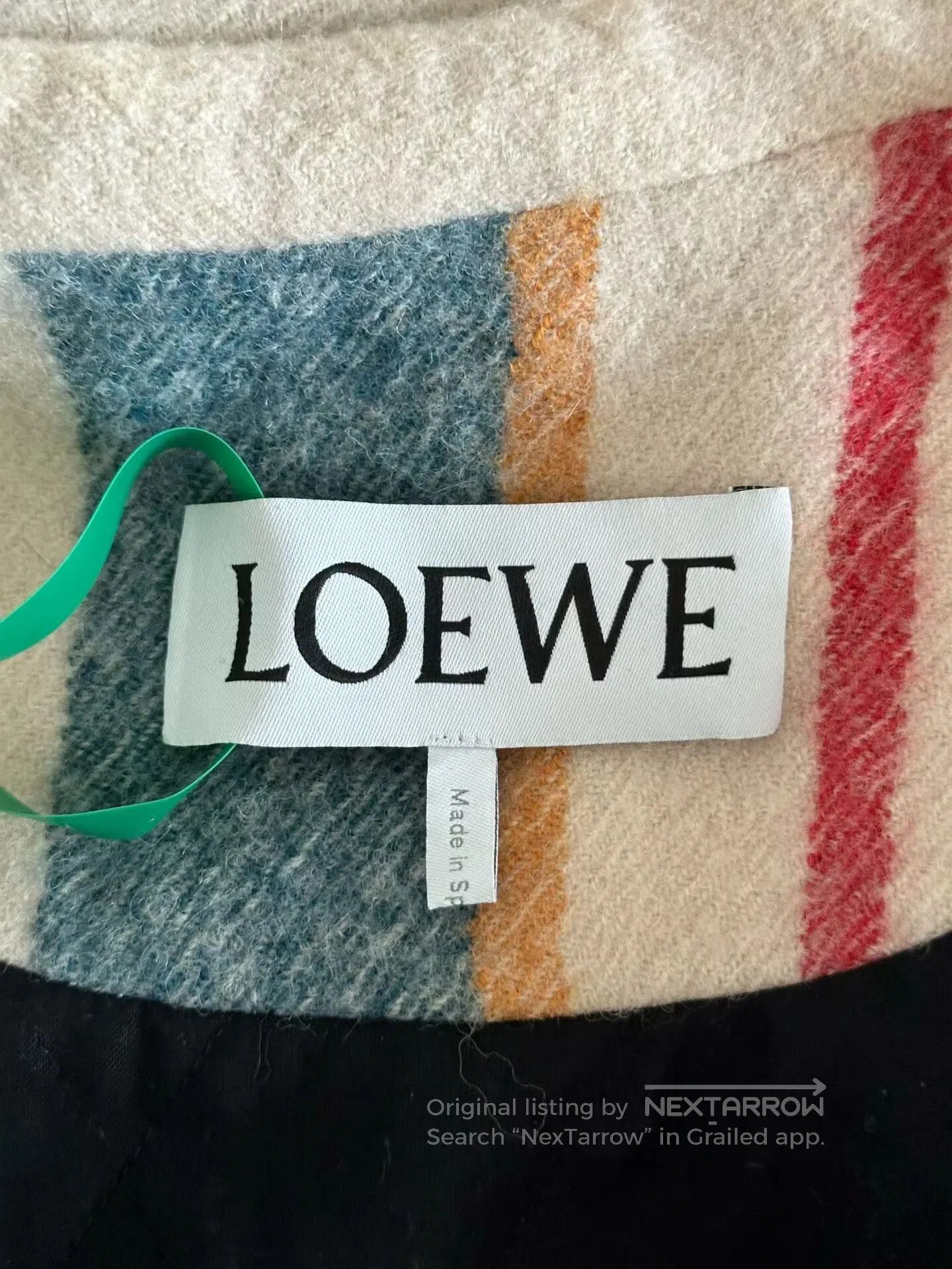 Loewe Loewe Leather Label Wool Coat. Size XS / US 0-2 / IT 36-38 - 4 Thumbnail