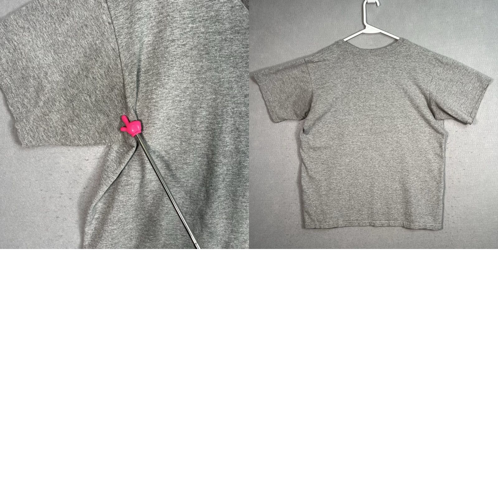 Nike VINTAGE Nike Embroidered Swoosh T Shirt Adult Medium Gray Mens Size US M / EU 48-50 / 2 - 8 Thumbnail