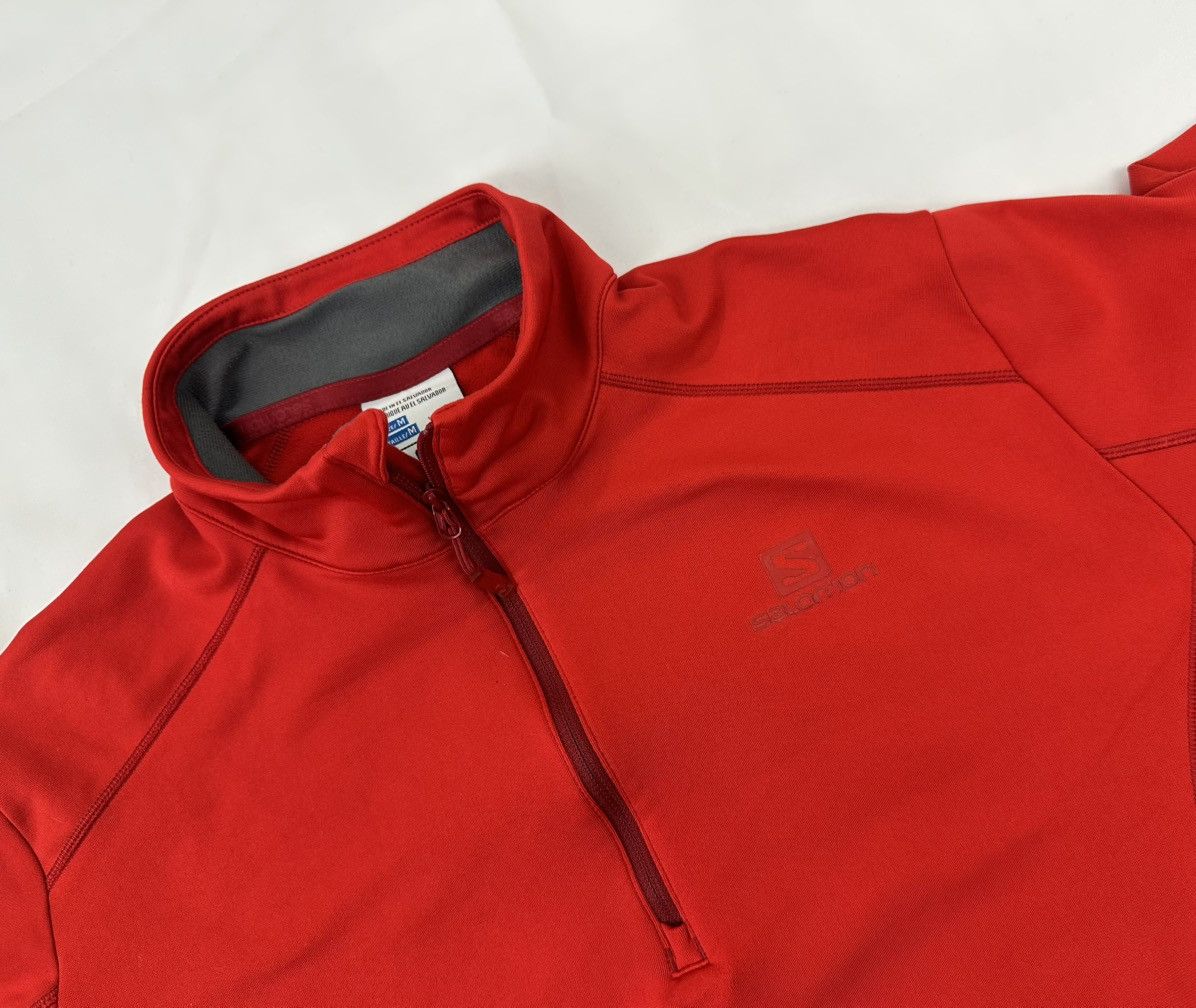 Salomon Mens Salomon Advanced Skin Warm Zip Size M Outdoor Gorpcore Size US M / EU 48-50 / 2 - 2 Thumbnail