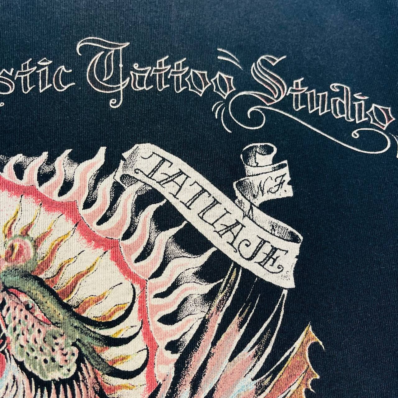 Ed Hardy Vintage Ed Hardy X Sugar Cane Realistic Tatto Studio T shirt Size US S / EU 44-46 / 1 - 11 Thumbnail