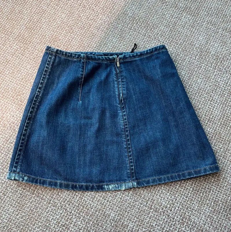 Miu Miu Miu Miu Dark Blue Cotton Women’s Shorts 0089 Size 23" - 1 Thumbnail