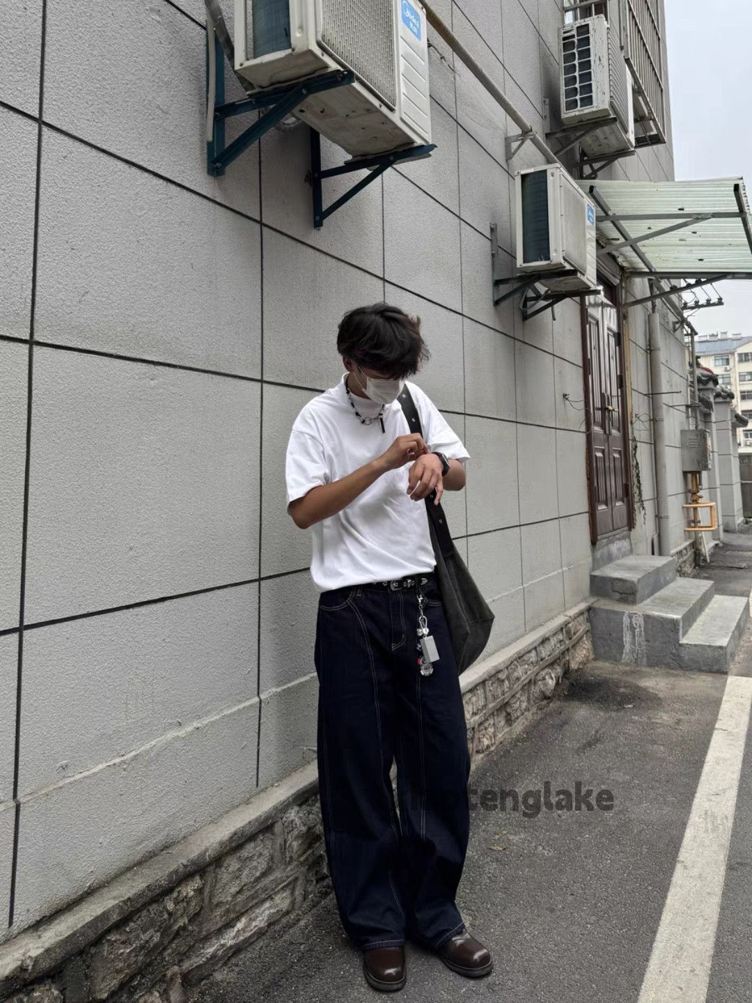 Jean Unisex utility punk yuppie skate hiphop carpenter jeans Size US 28 / EU 44 - 4 Thumbnail