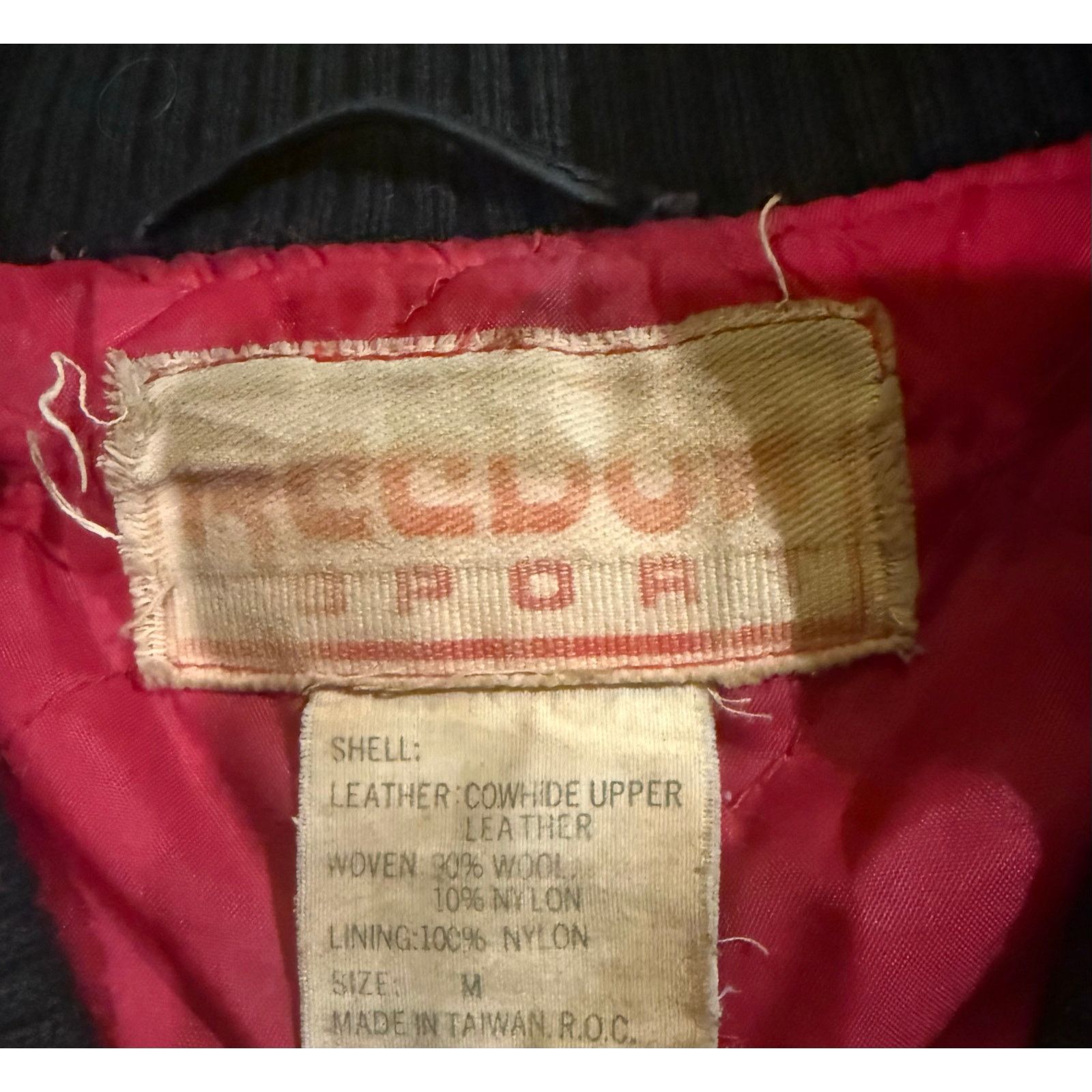 Reebok Vintage 80s–90s Reebok Varsity Jacket | Wool & Leather Size US M / EU 48-50 / 2 - 2 Thumbnail