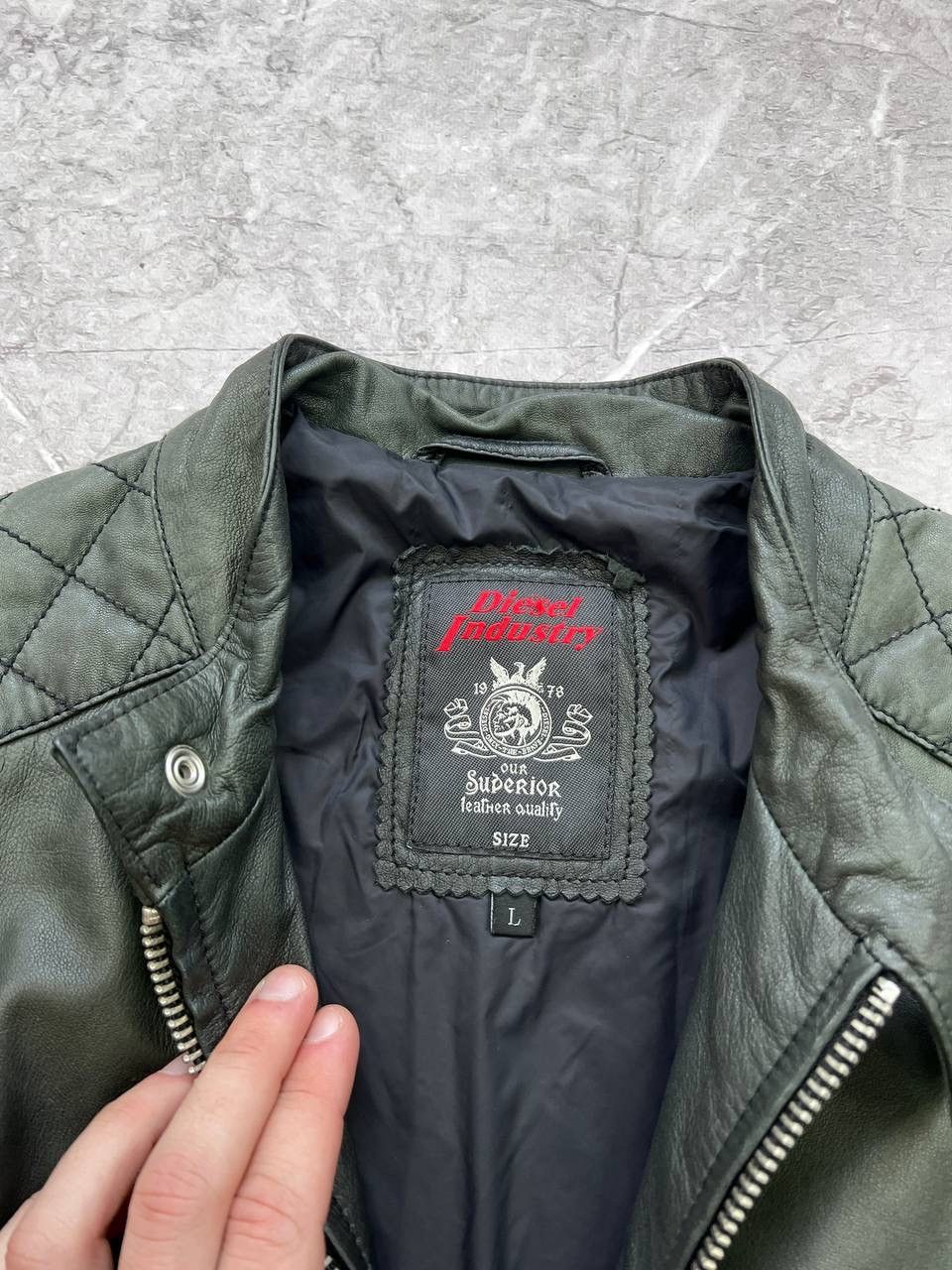 Diesel Last DROPP✅✅✅✅Vintage biker leather jacket y2k DIESEL hype Size US L / EU 52-54 / 3 - 2 Thumbnail