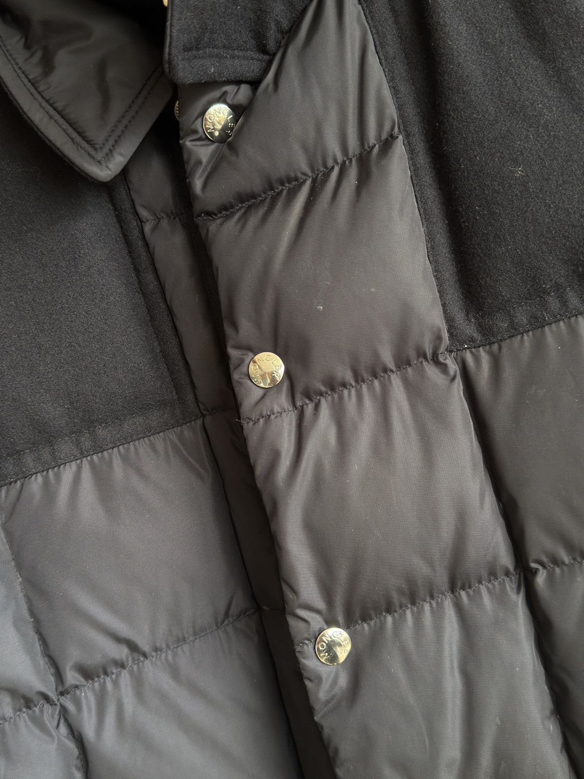 Moncler Moncler Navy Clovis Down Panelled Jacket Size US L / EU 52-54 / 3 - 2 Thumbnail