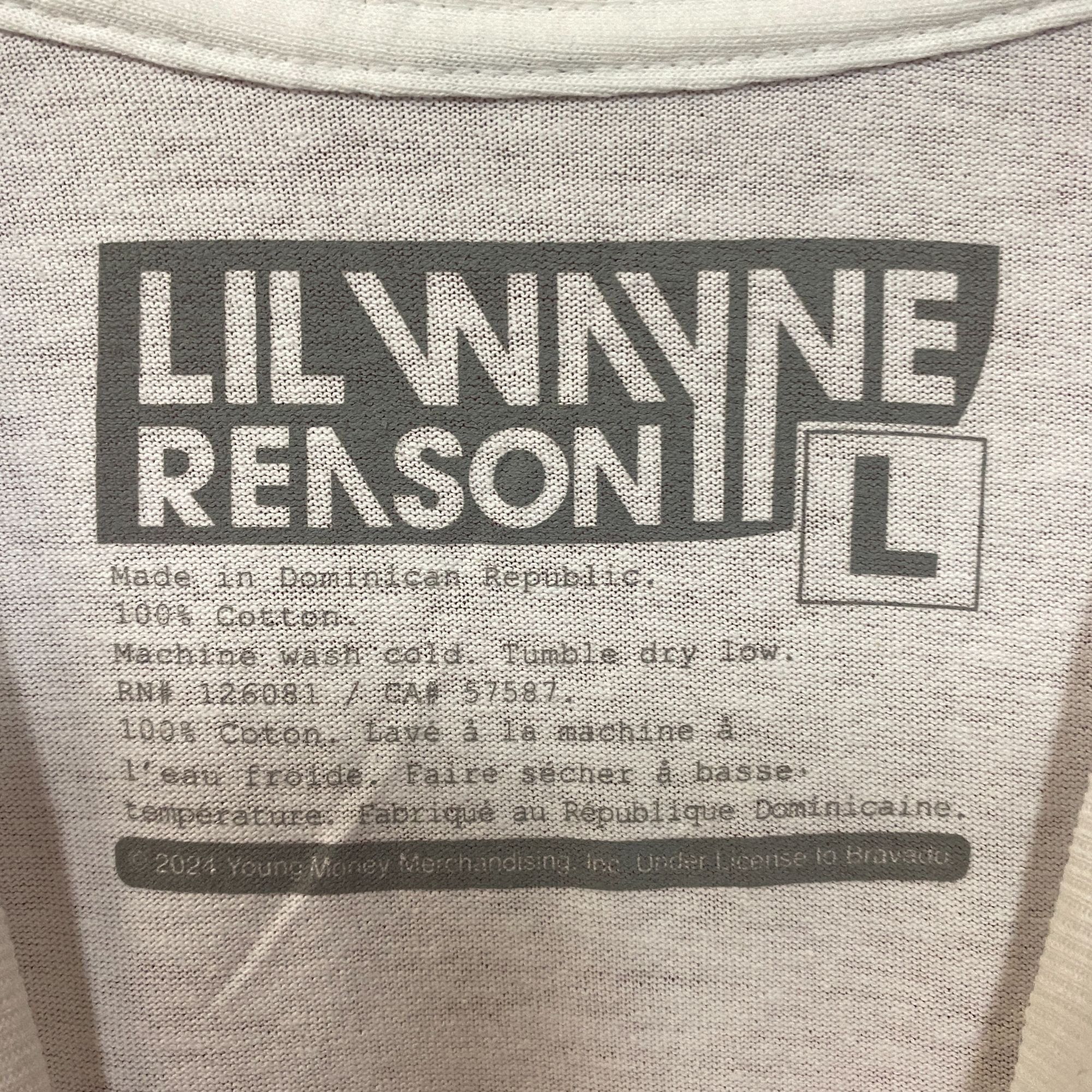 Lil Wayne Reason Lil Wayne A Milli Lightning White T-Shirt Large Size US L / EU 52-54 / 3 - 4 Thumbnail