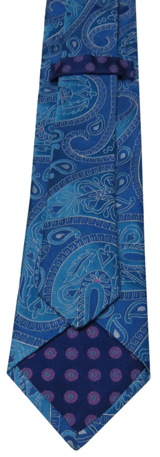 Ted Baker Ted Baker Necktie Tie Blue Paisley New Size ONE SIZE - 2 Thumbnail