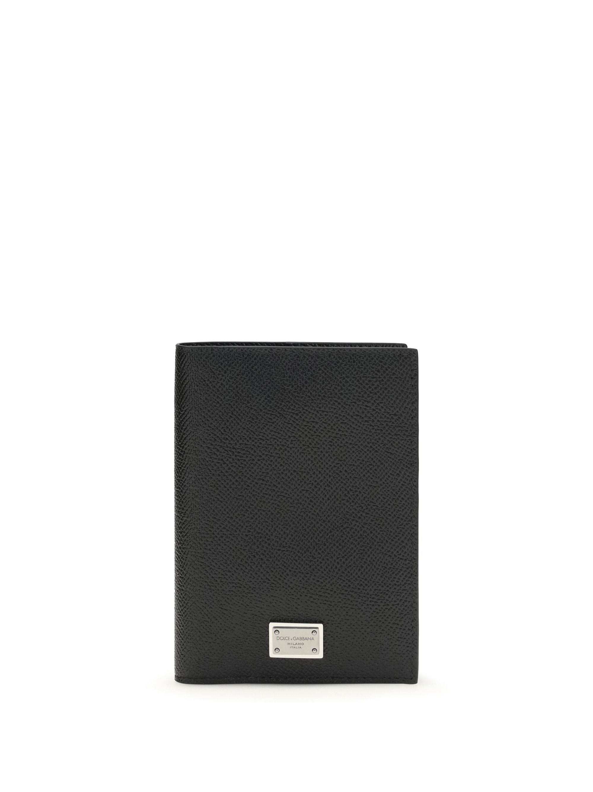 Dolce & Gabbana Leather Passport Holder Size ONE SIZE - 1 Thumbnail