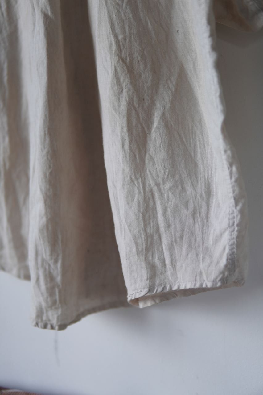 Vintage Vintage Natural Dyed Linen Short Sleeve Shirt Size US L / EU 52-54 / 3 - 8 Thumbnail