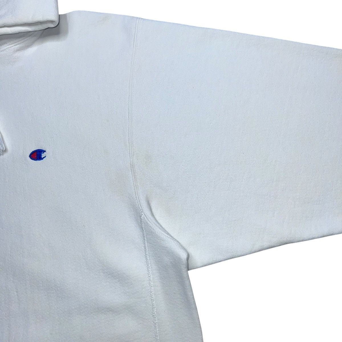 Champion Champion Embroidered Logo Blank White Reverse Weave Hoodie Size US XXL / EU 58 / 5 - 7 Thumbnail