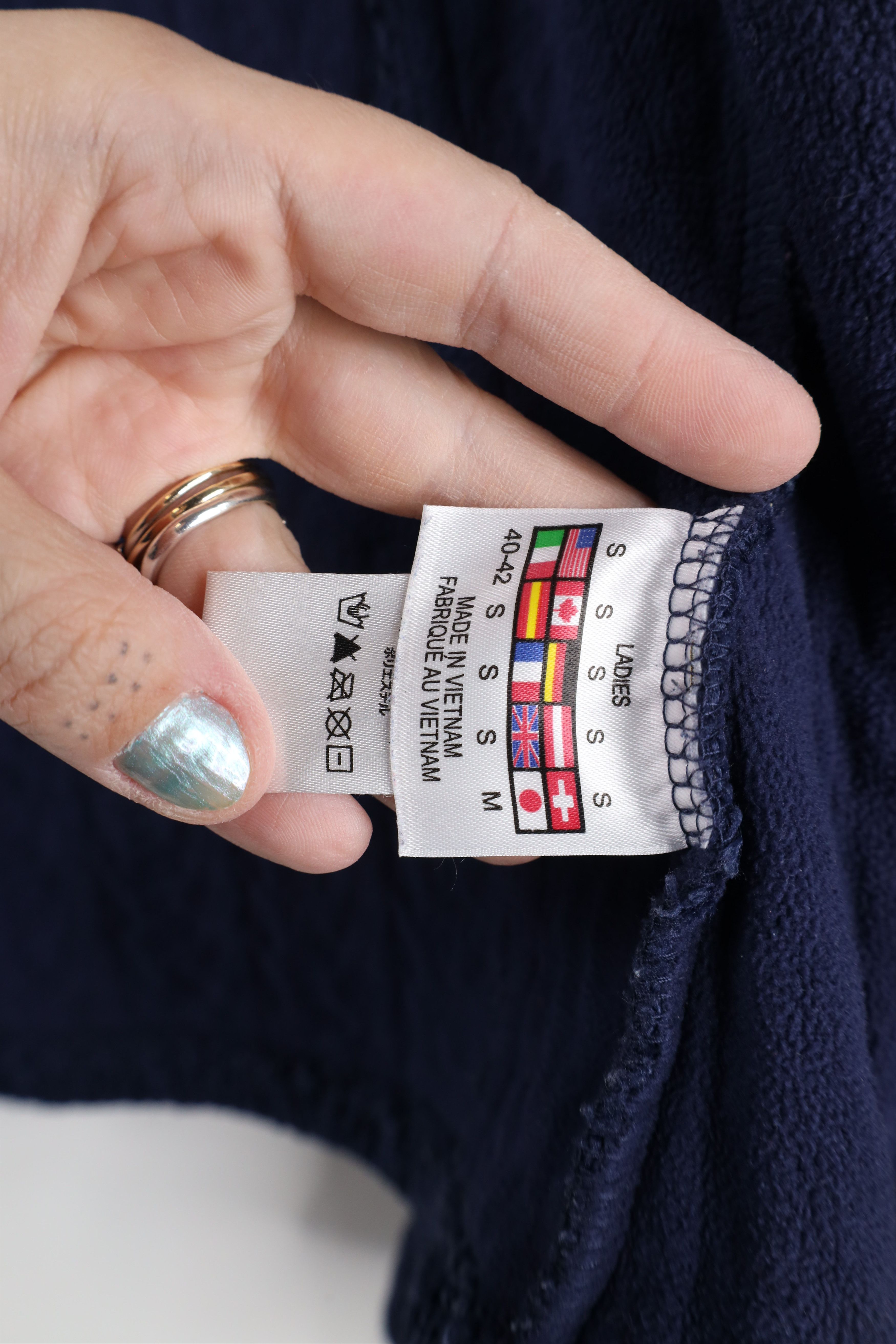 Spyder × Vintage Spyder Out Core Chunky Cable Knit Major Sweater Jacket Blue Size S / US 4 / IT 40 - 12 Thumbnail